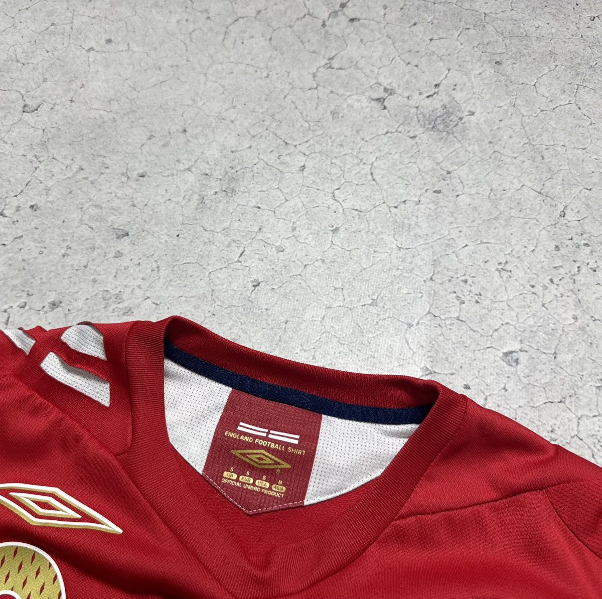 Umbro Umbro England Soccer Team Rooney #9 Vintage Jersey 2006/2008 Size US S / EU 44-46 / 1 - 6 Thumbnail