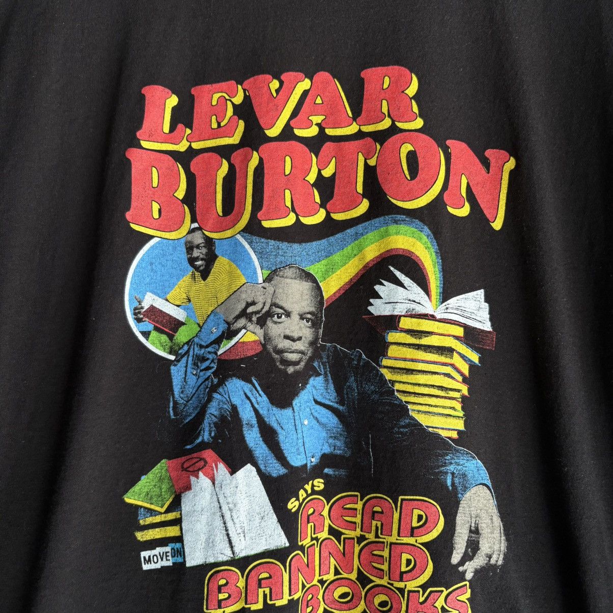 Other VTG Levar Burton Reading Rainbow TShirt Read Banned Books XL Size US XL / EU 56 / 4 - 2 Thumbnail