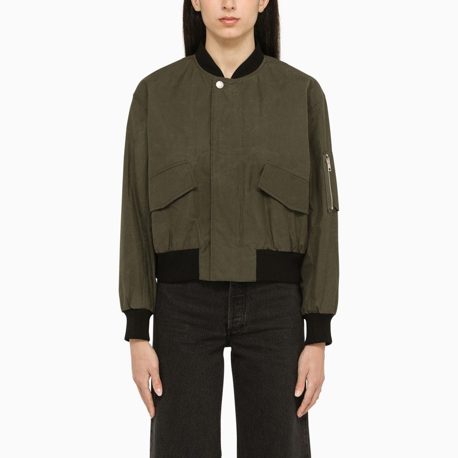 A.P.C. o1d2blof0724 Bomber Jackets in Khaki Size S / US 4 / IT 40 - 1 Thumbnail