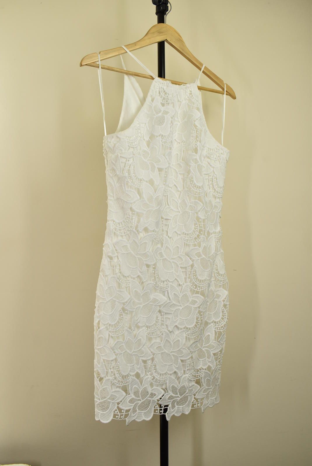 Designer Gina Tricot Dress UK8 Lace Sleeveless Embroidered Floral Size S / US 4 / IT 40 - 2 Thumbnail
