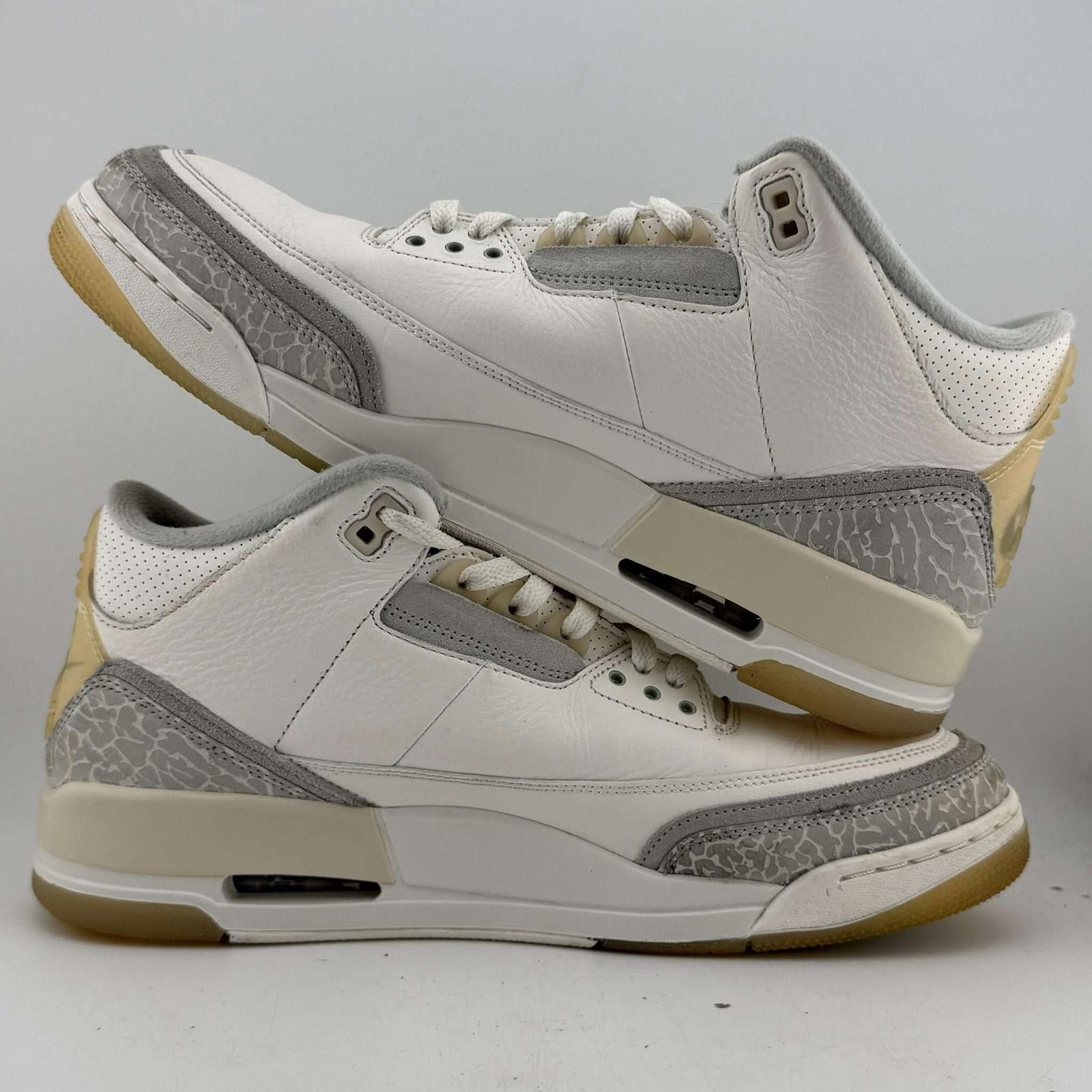 Nike Jordan 3 Retro Craft Ivory US 11.5 Used with Box FJ9479-100 Size US 11.5 / EU 44-45 - 7 Thumbnail