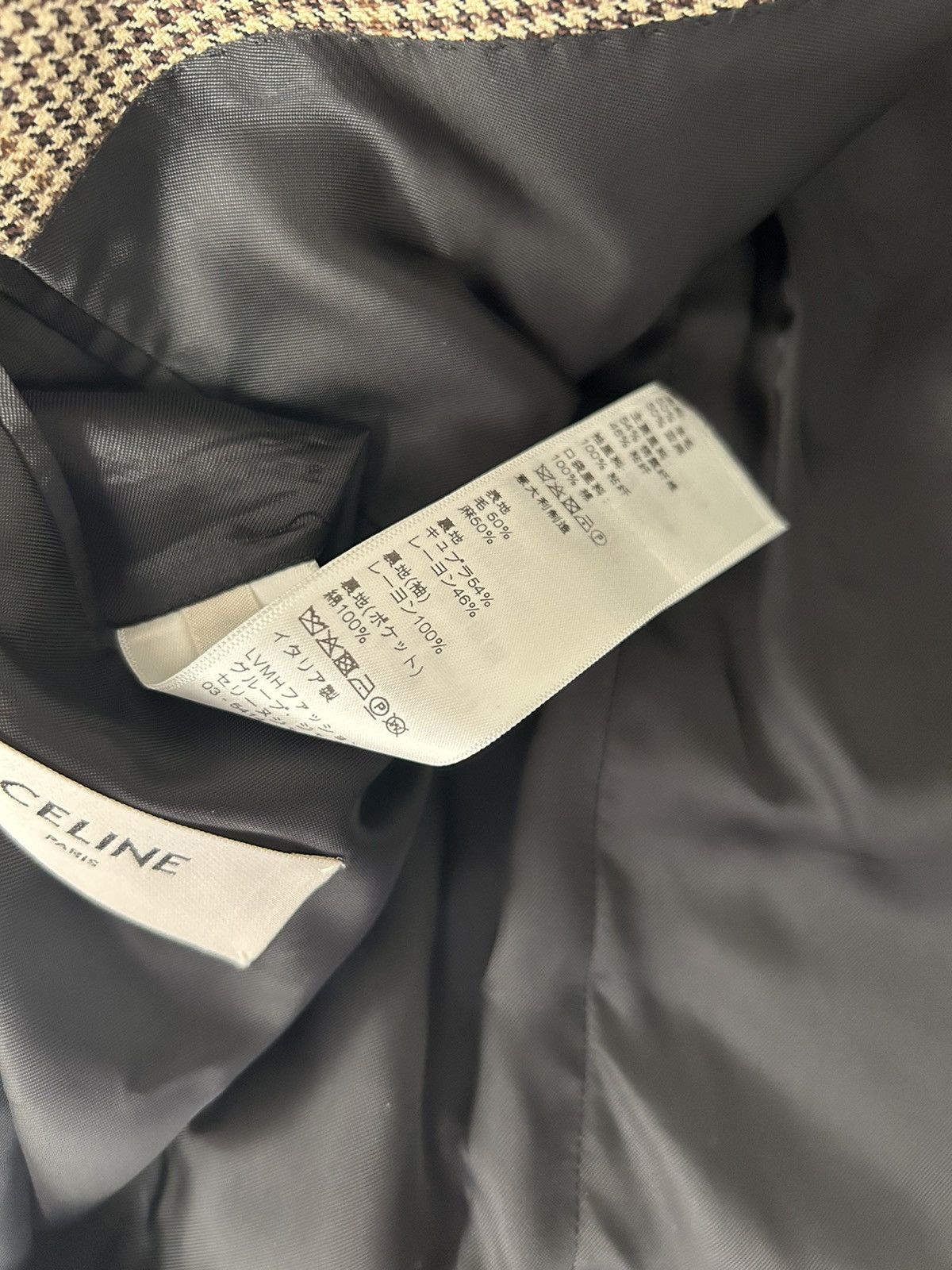 Celine SS20 MSRP: $3K Tournoun Prince of Wales Houndstooth Blazer Size 50R - 11 Thumbnail