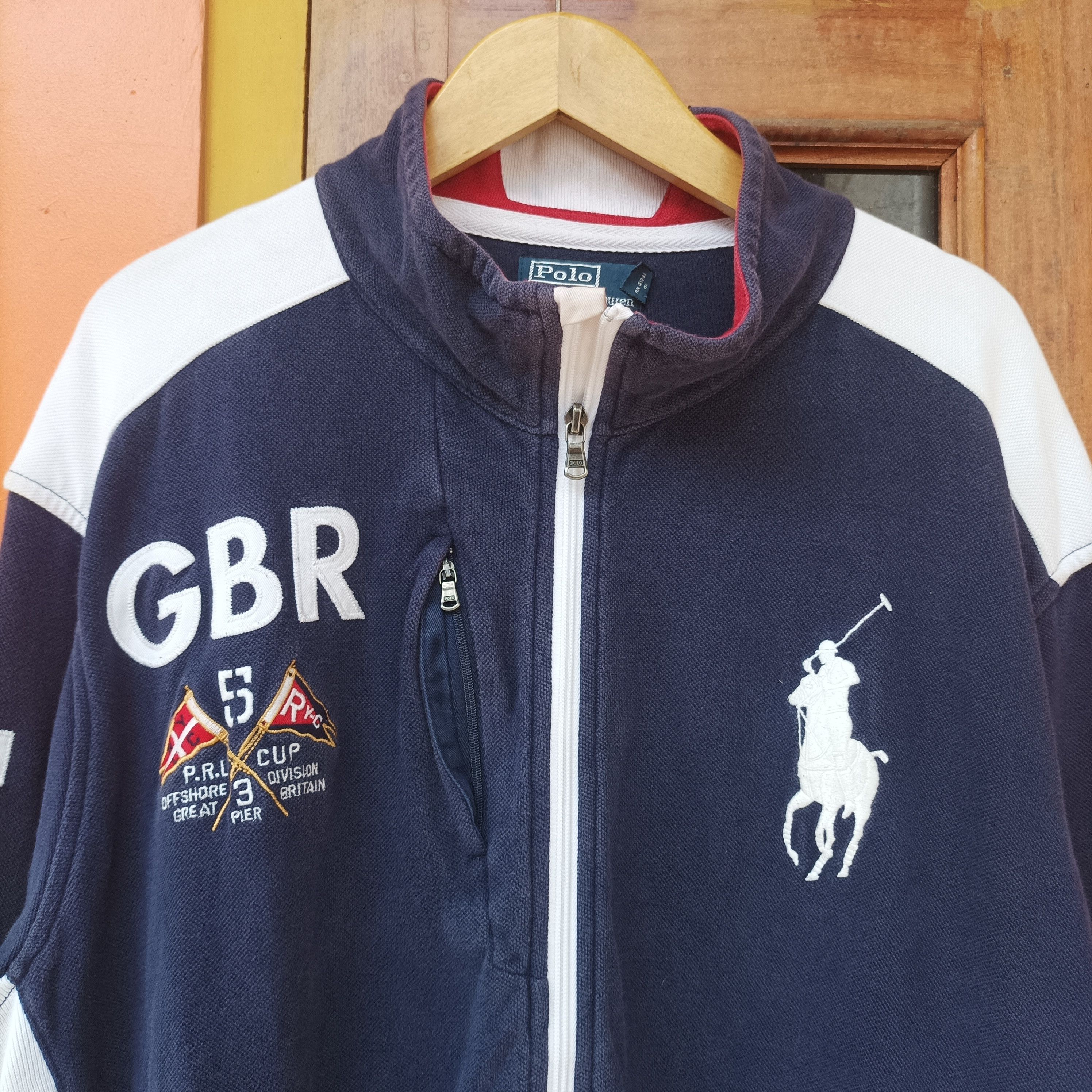 Polo Ralph Lauren VINTAGE POLO RALPH LAUREN GBR TRACK JACKET Size US XL / EU 56 / 4 - 1 Thumbnail