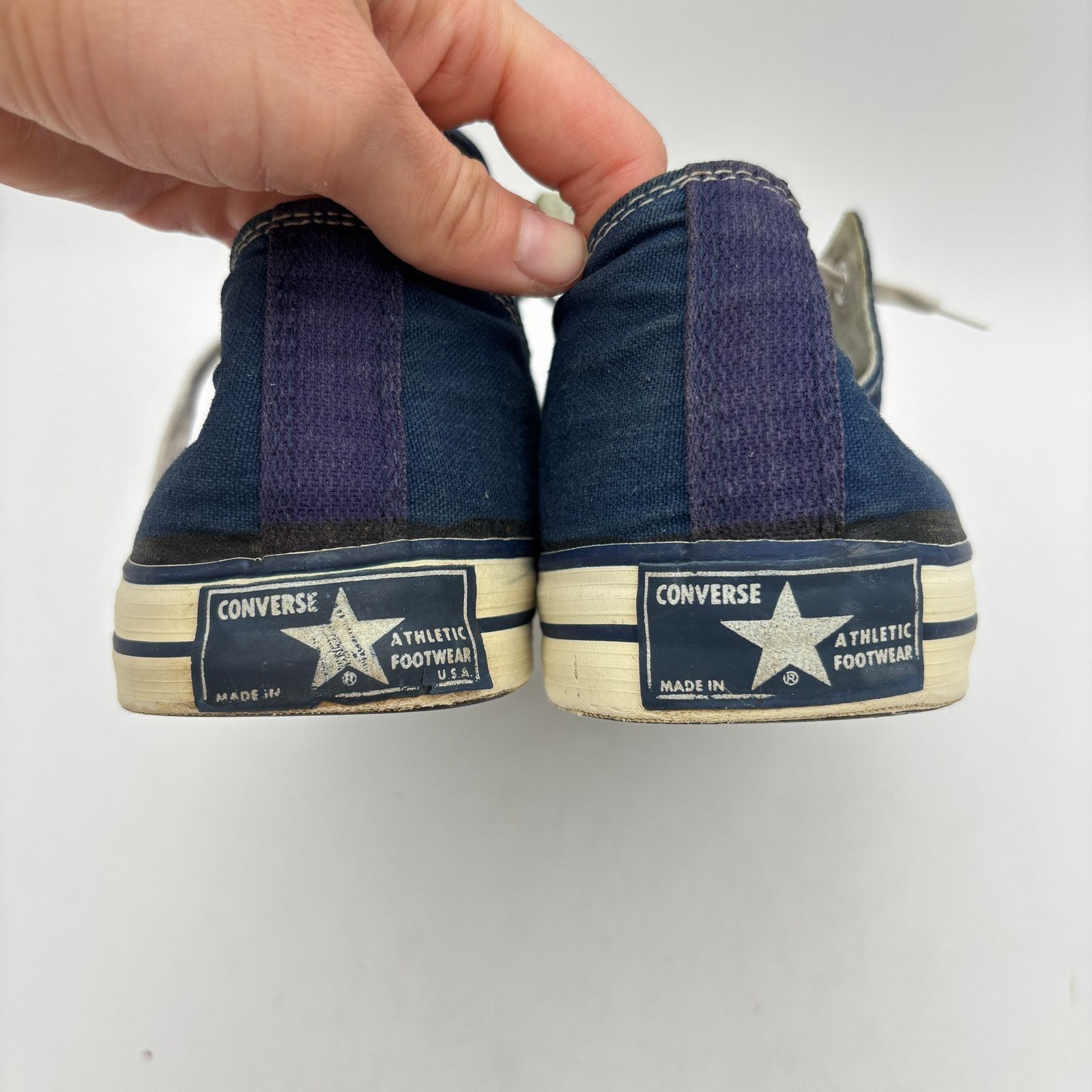 Converse Vintage 50s Converse Chuck Taylor Star Low Blue Shoes 12 Size US 12 / EU 45 - 12 Thumbnail