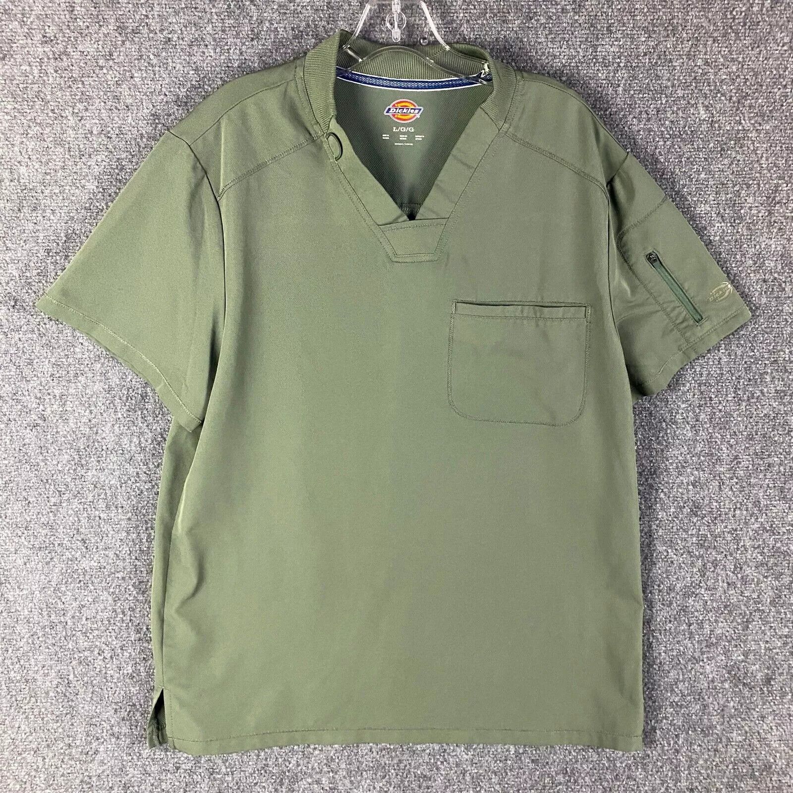 Dickies Dickies Scrubs Top Women's Large Workwear Short Sleeve Size L / US 10 / IT 46 - 1 Thumbnail