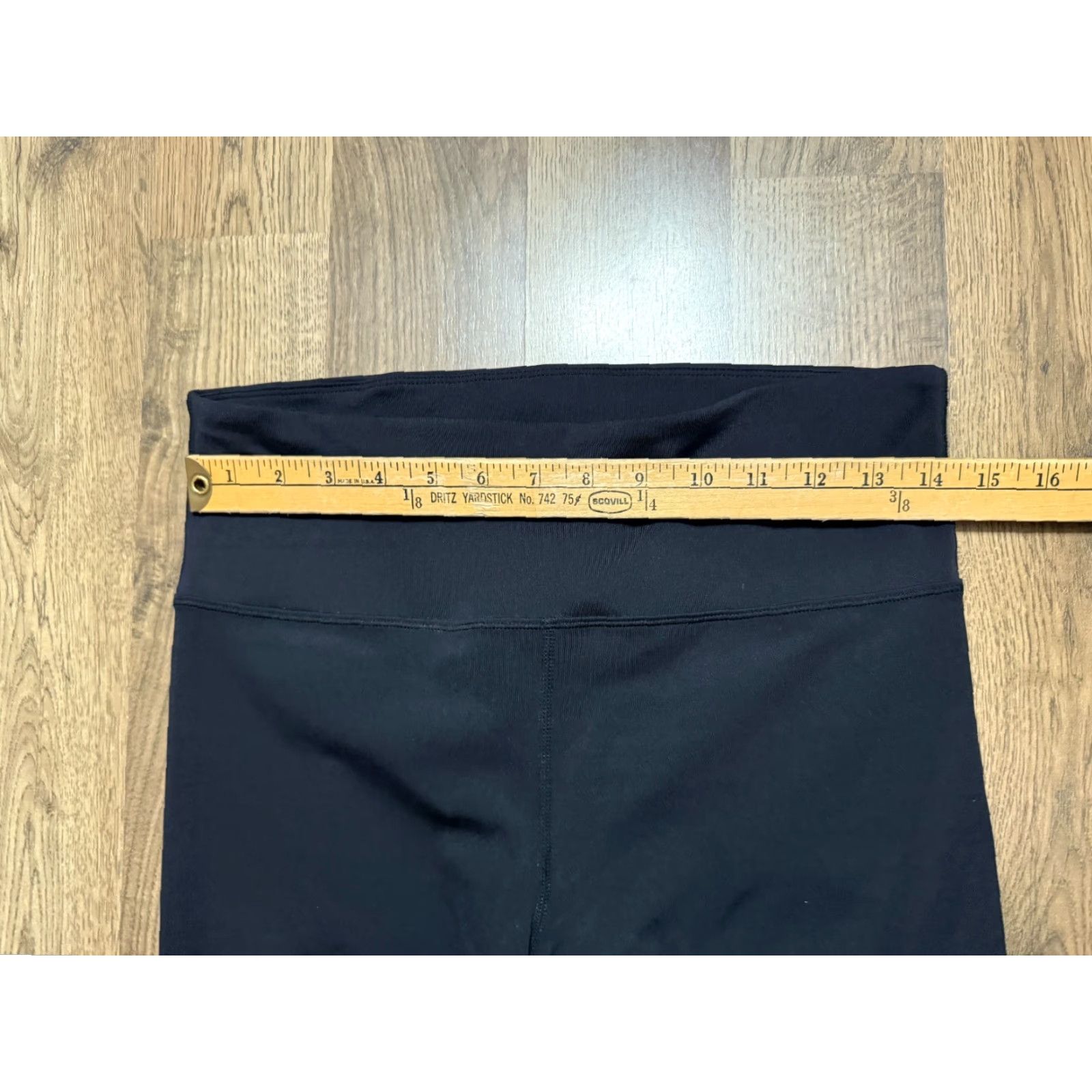 Vintage JoyLab Leggings Women’s Large Black Athletic Wear 36" Length Modern Casual Yoga Inseam 25" Ankle 36" Length/ 28" Waist Size 36" / US 14 / IT 50 - 4 Thumbnail