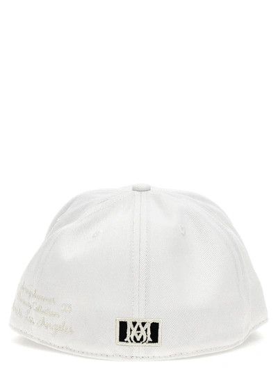 Amiri o1mle0125 Size: M / MA Fitted Hat Cap in White Size ONE SIZE - 3 Thumbnail