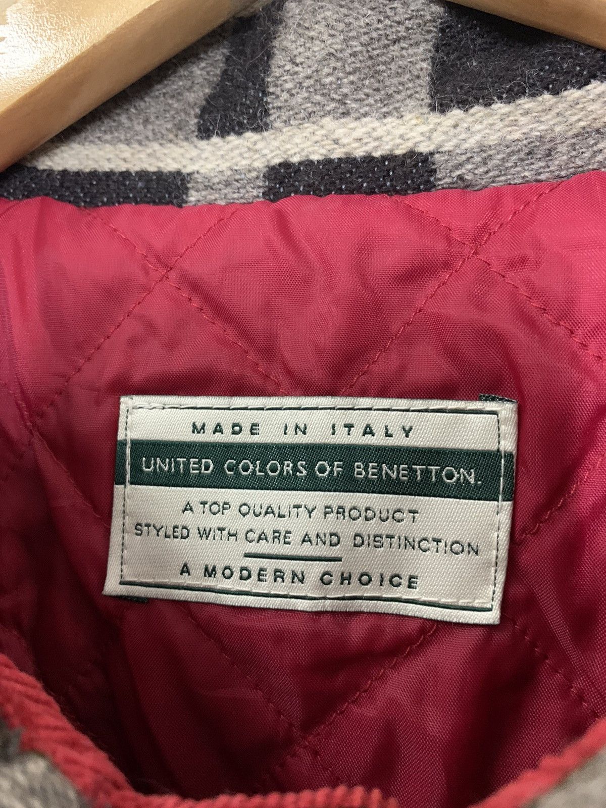Vintage Vintage United Colour of Benetton Blanket Native Jacket Size US M / EU 48-50 / 2 - 9 Thumbnail