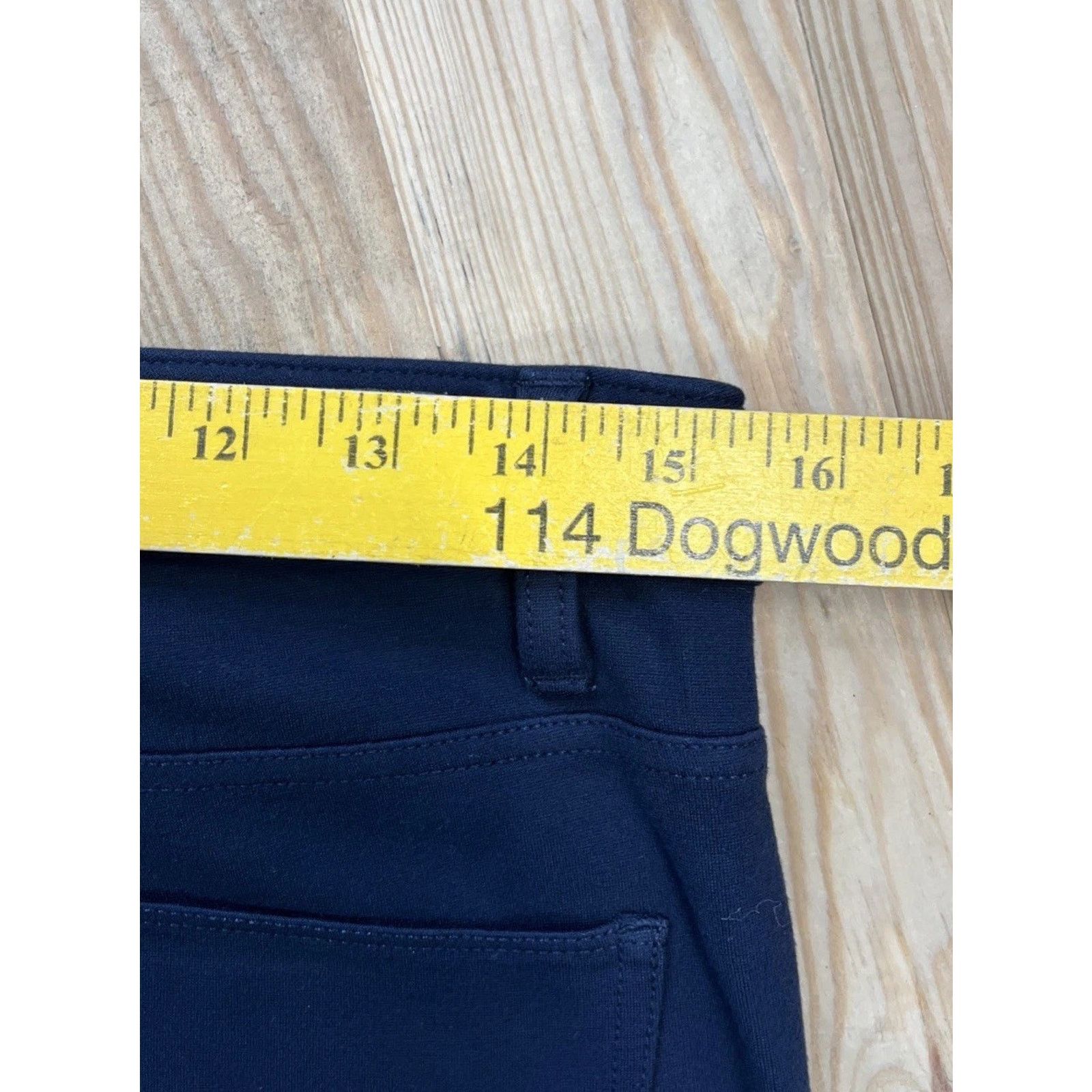 Calvin Klein Women’s 12 Pant's Calvin Klein Super Soft Navy Blue Pockets Size 34" / US 12 / IT 48 - 5 Thumbnail