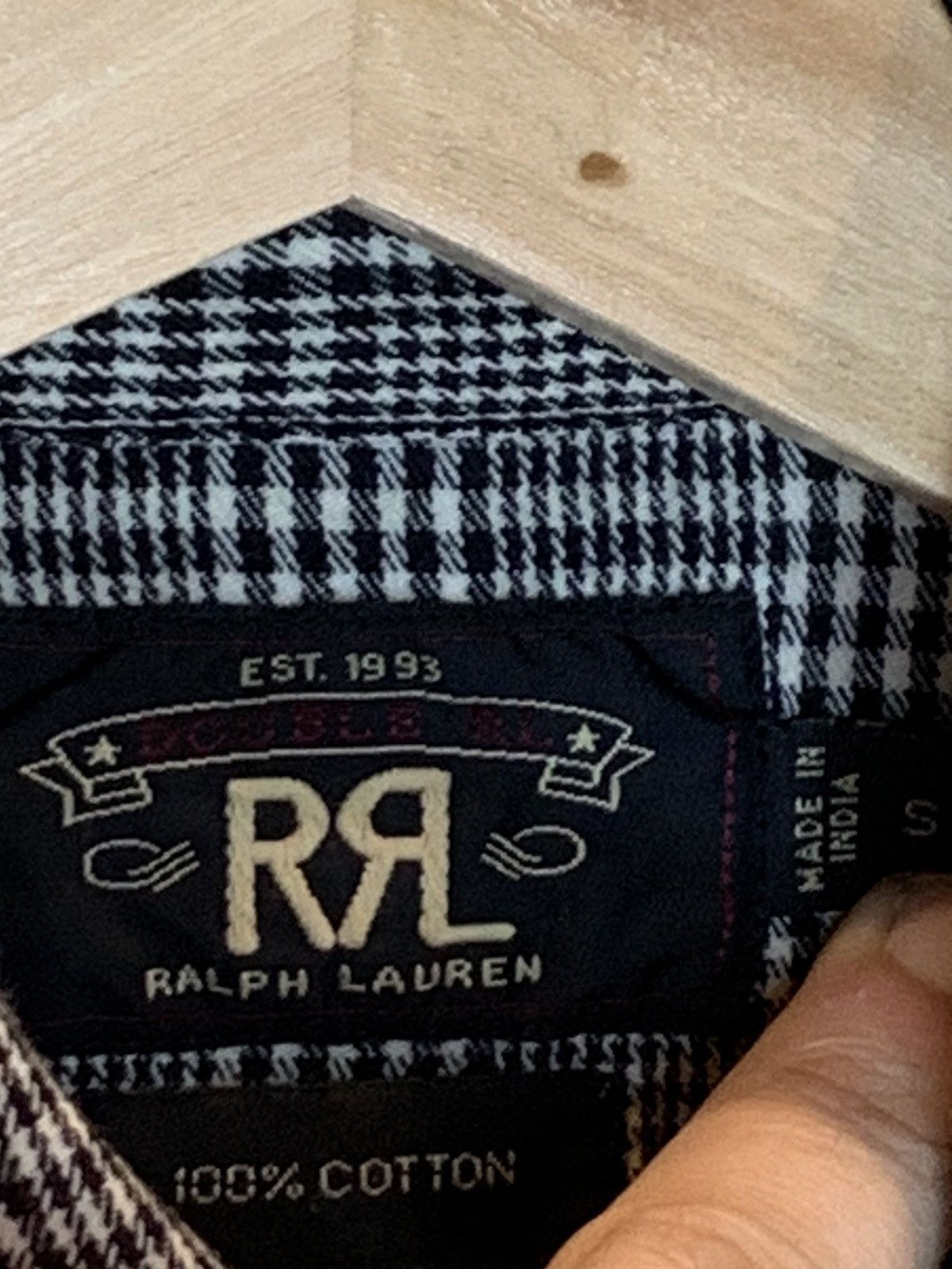 RRL Ralph Lauren RARE* RRL Ralph Lauren Houndstooth Western Snap Button Shirt Size US S / EU 44-46 / 1 - 8 Thumbnail