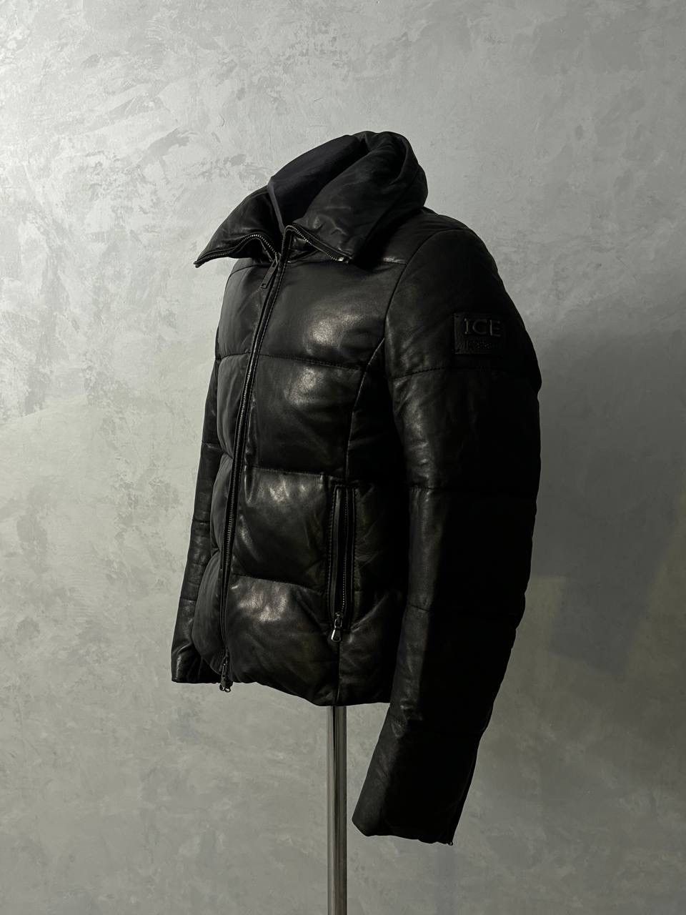 Iceberg Iceberg down leather puffer black jacket XS Italy Size XS / US 0-2 / IT 36-38 - 5 Thumbnail