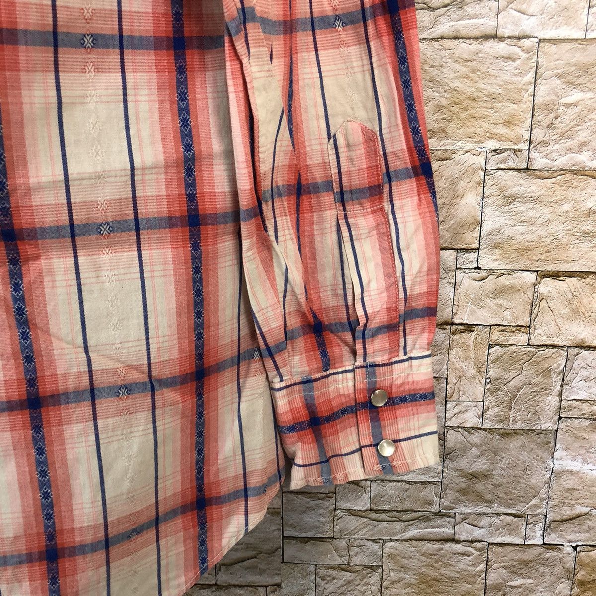 Edwin Edwin Pink checkered vintage japan Flannel #A247 Size US S / EU 44-46 / 1 - 18 Thumbnail