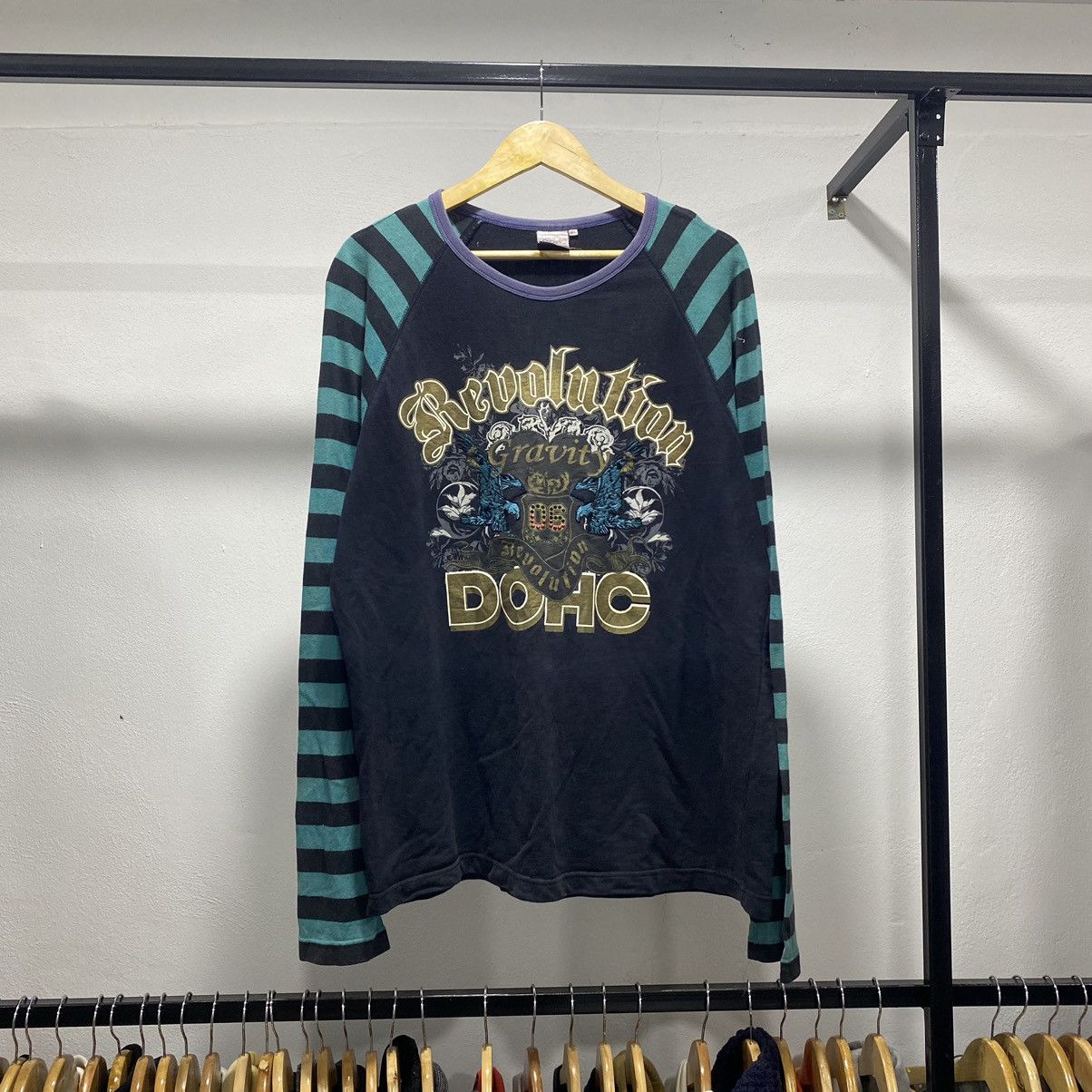 Hysteric Glamour Sick☠️ DOHC Y2K Ls Shirt Eagle Punk Grunge Affliction 90s Size US L / EU 52-54 / 3 - 3 Thumbnail