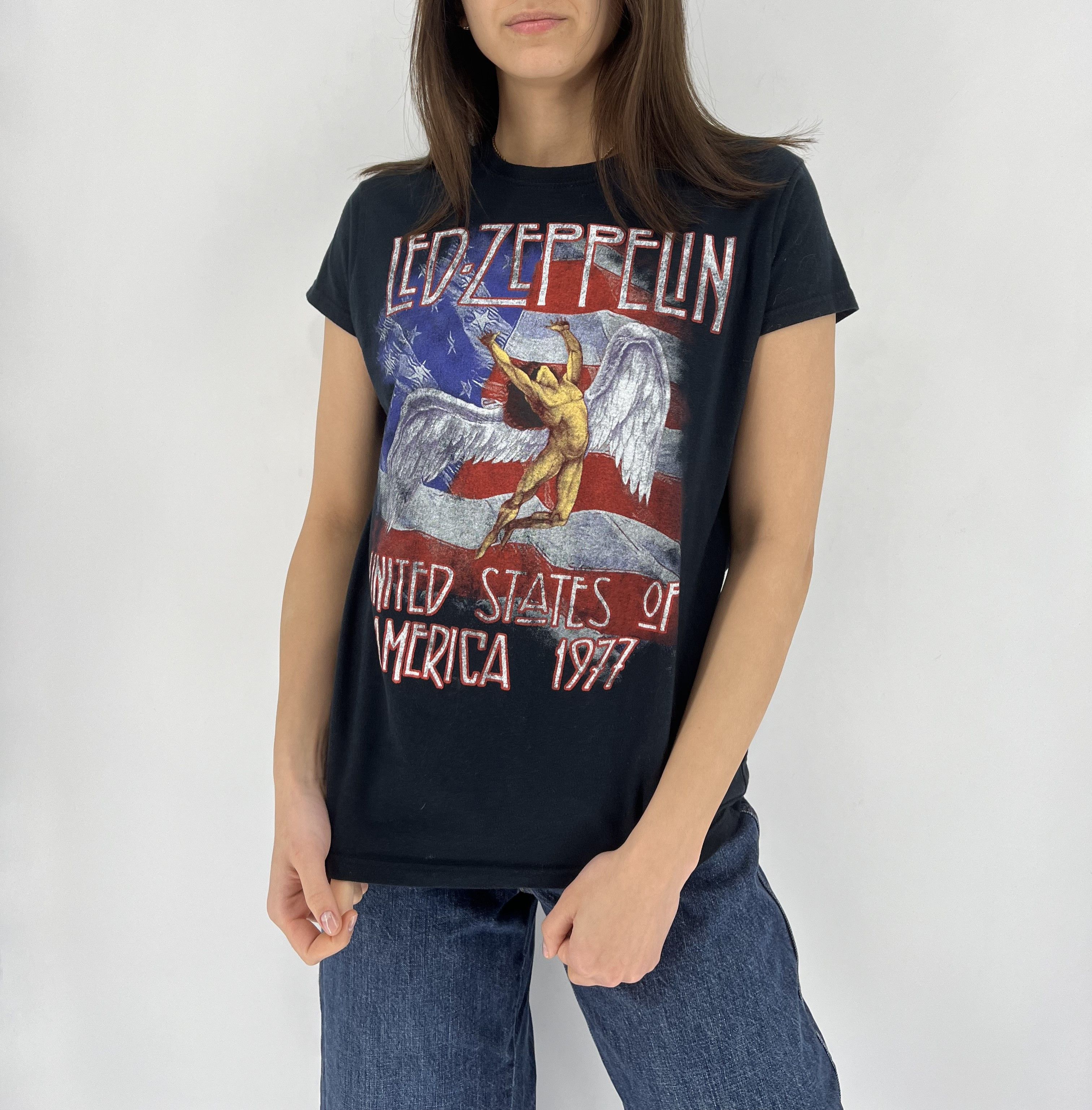 Band Tees Vintage Y2K United States Led Zeppelin Womens Tee Size XL / US 12-14 / IT 48-50 - 1 Thumbnail