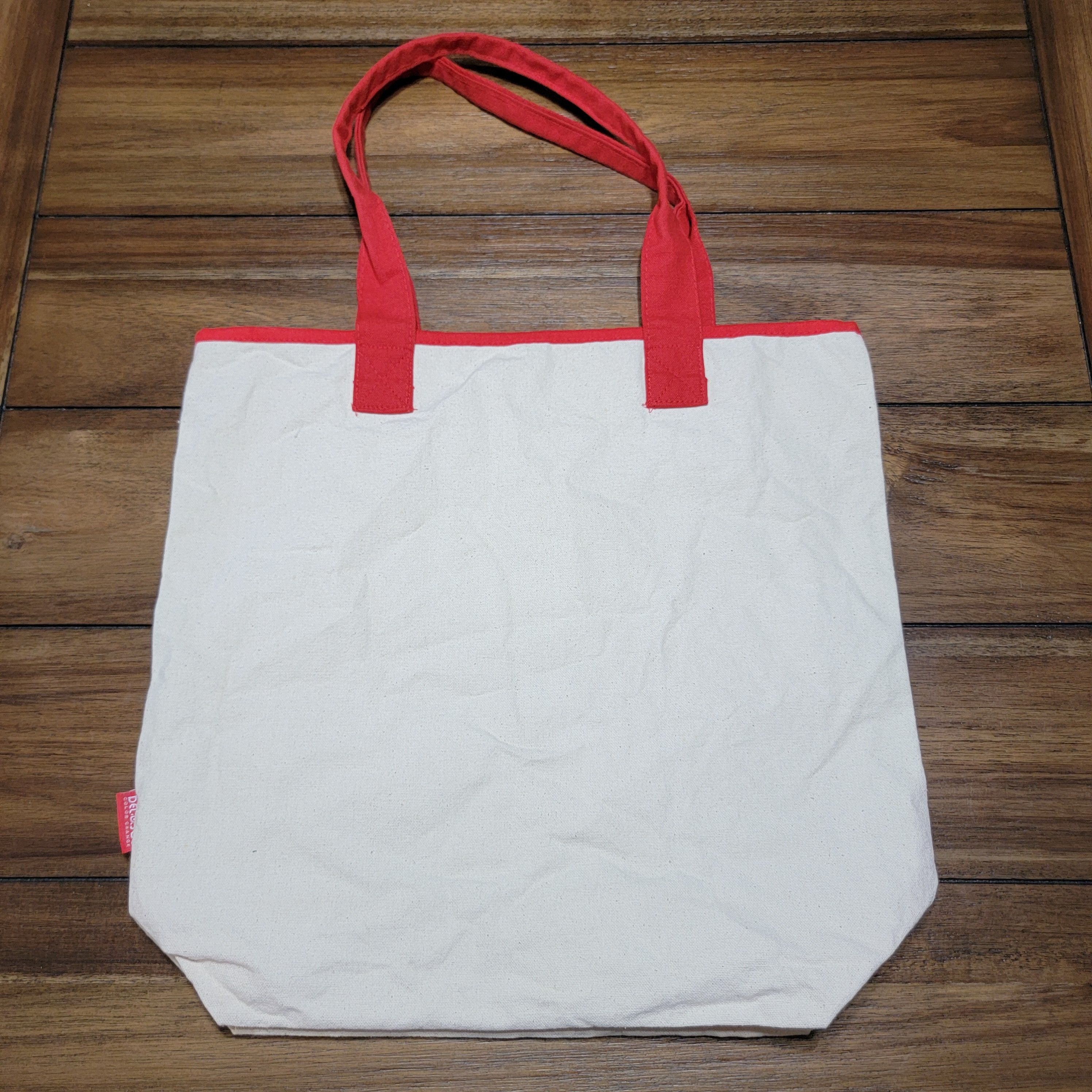 Other Del Sol Canvas Tote / Bag Large Logo Red Handles Size ONE SIZE - 4 Thumbnail