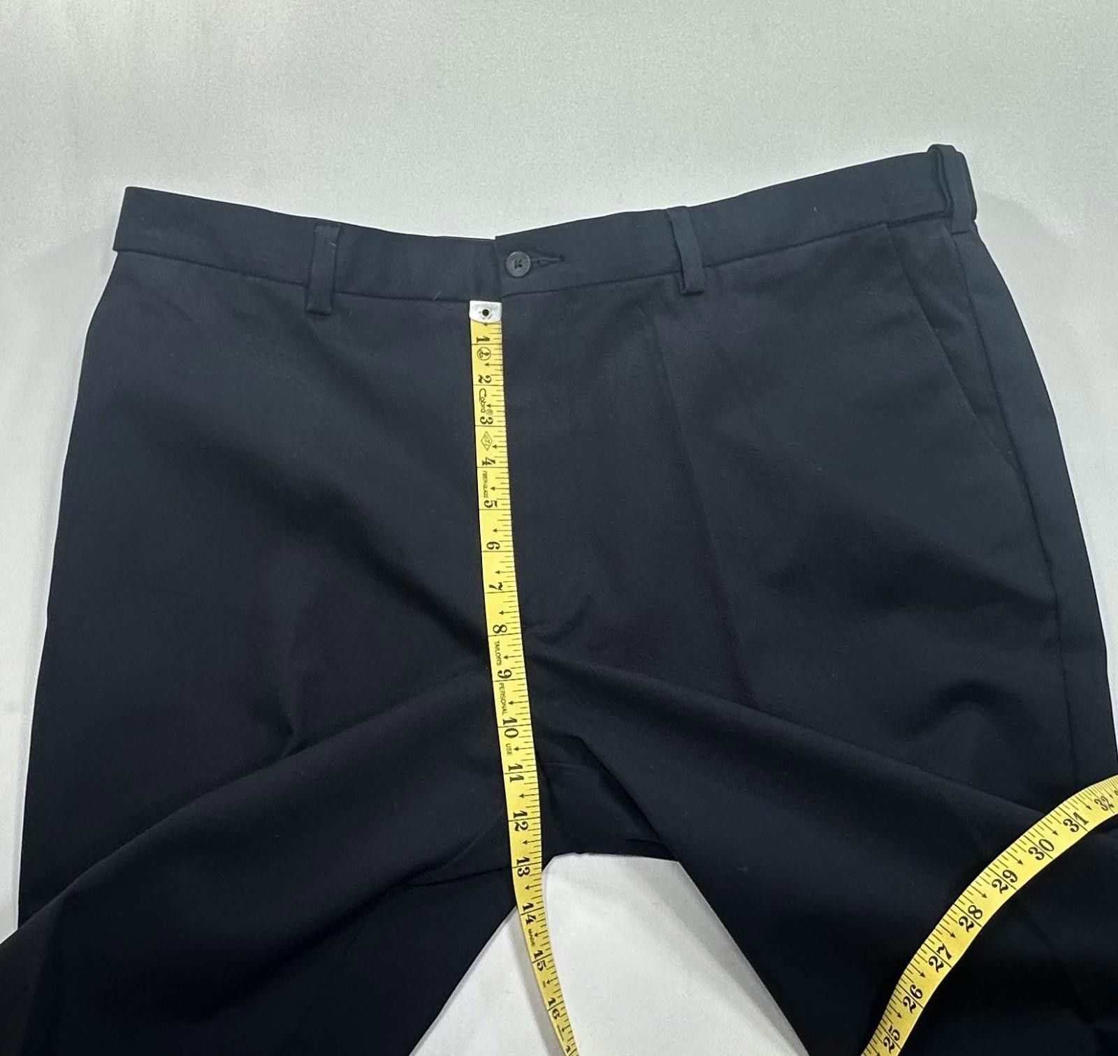 Other Berkley Jensen Classic No Iron Stretch Flex Black Mens 40/29 Size US 40 / EU 56 - 8 Thumbnail