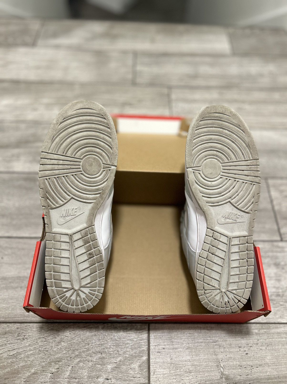 Nike nike dunk grey fog Size US 12 / EU 45 - 7 Thumbnail