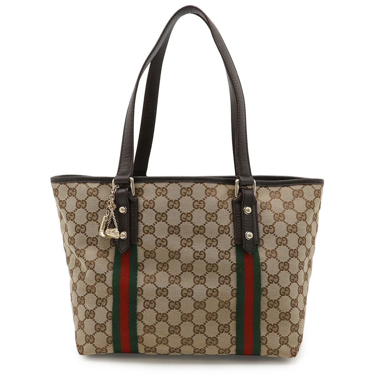 Gucci Gucci GG Canvas 2Way Tote Bag Canvas Shoulder Bag 137396 in Beige, Women's