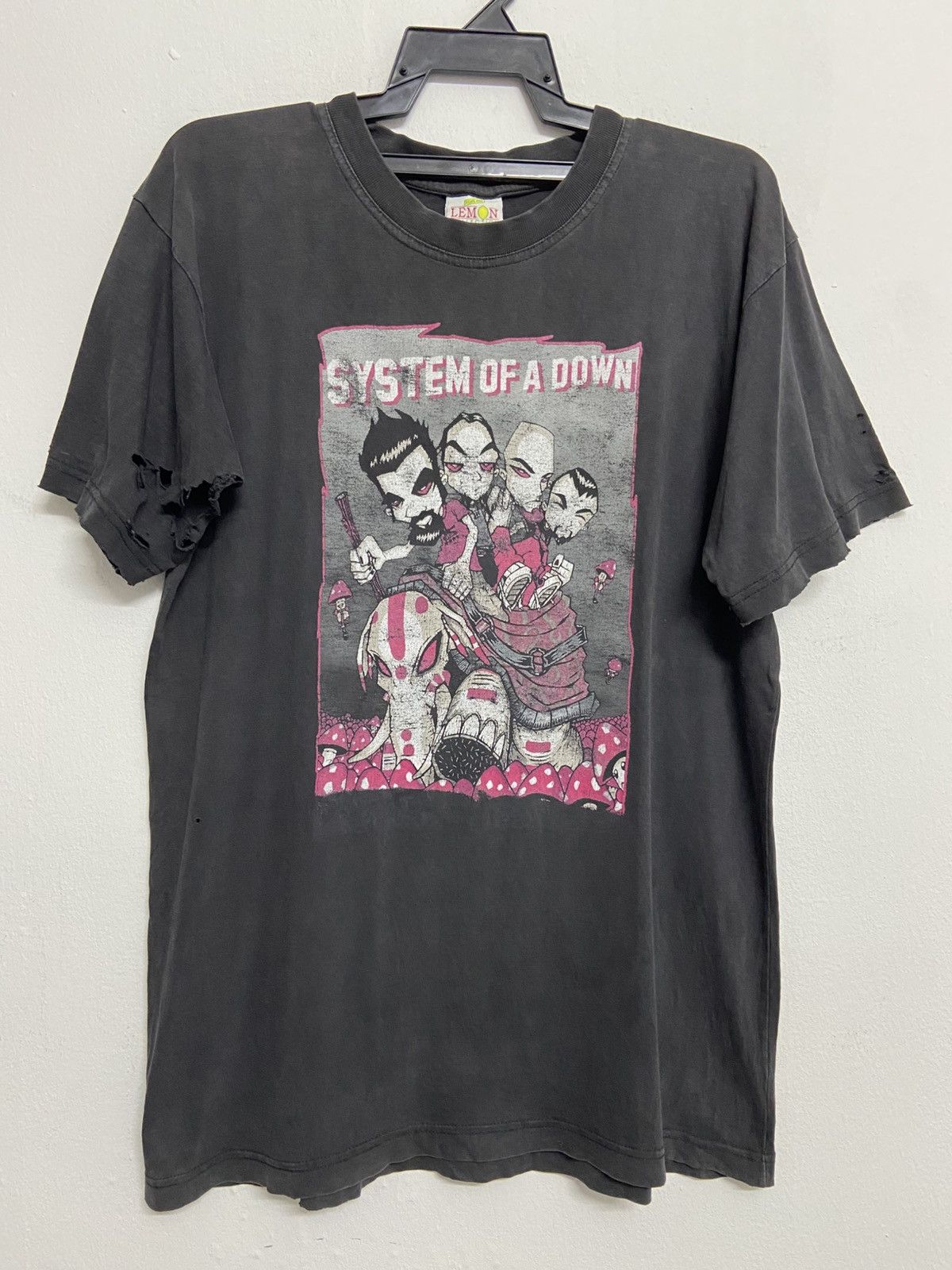 Band Tees Vintage System Of A Down Distressed Band Tee Size US L / EU 52-54 / 3 - 1 Thumbnail
