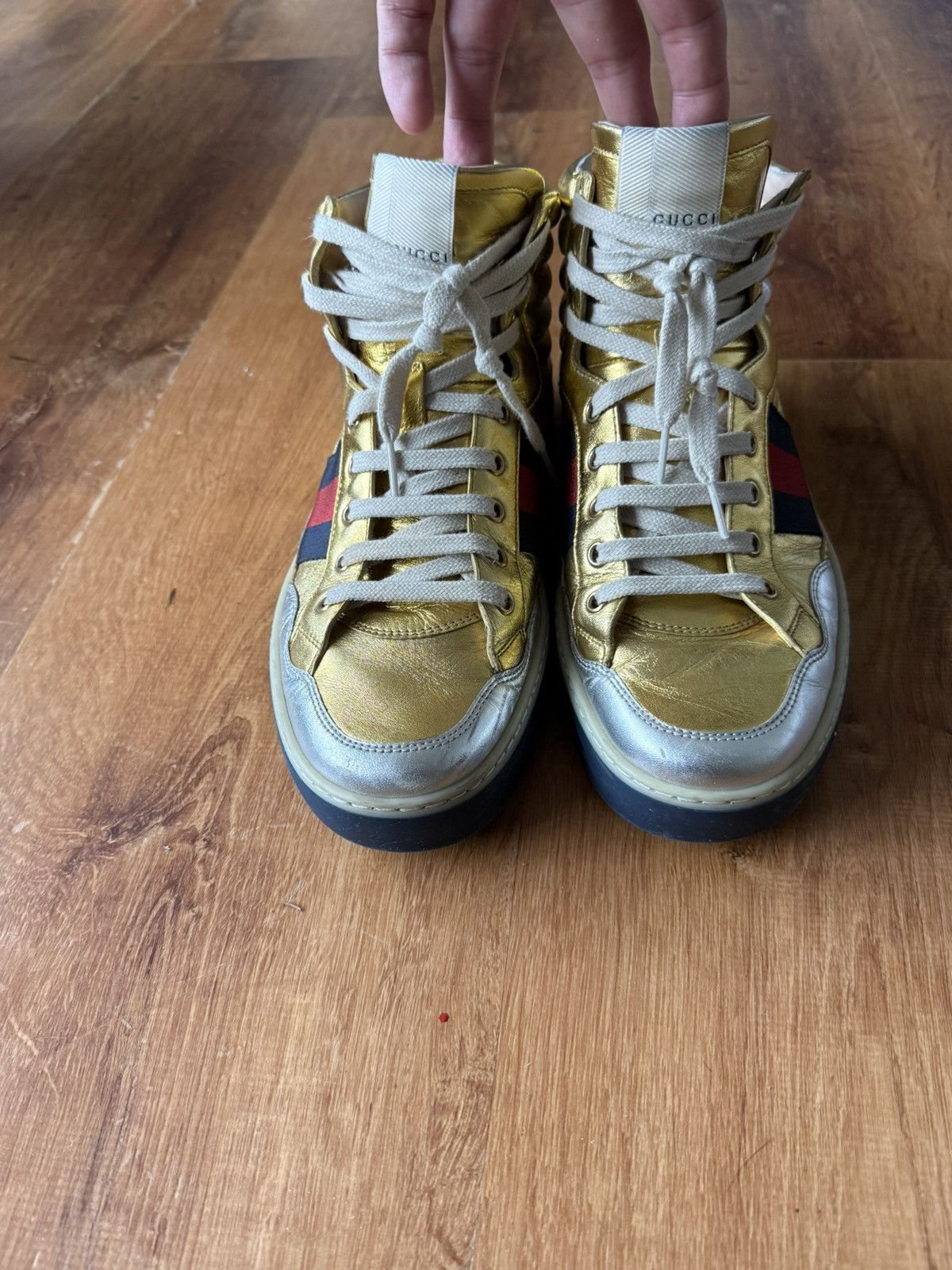 Gucci Gucci High Top Size US 9.5 / EU 42-43 - 4 Thumbnail