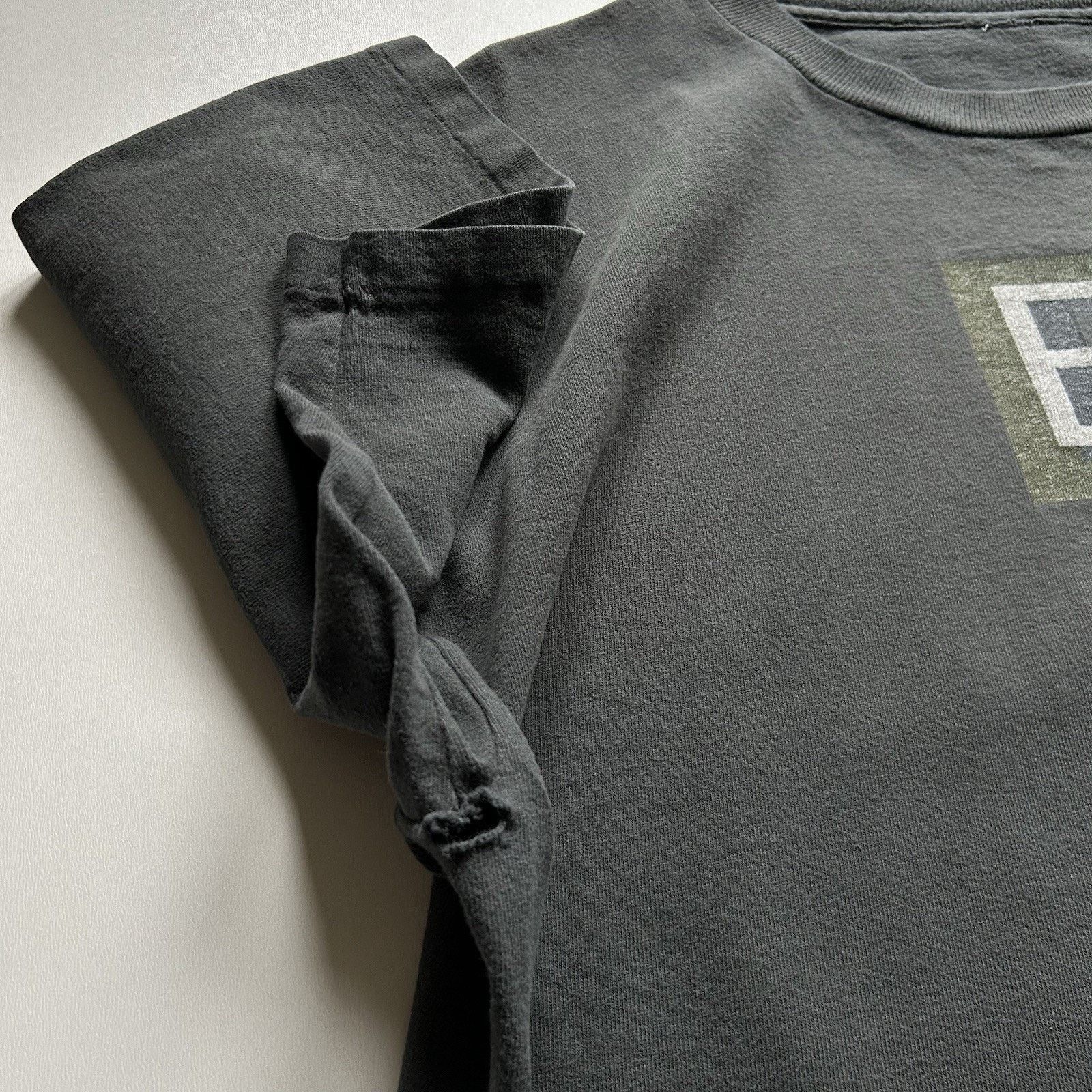 Vintage Vintage 90s Boss T Shirt XXL Black Faded Spell Out Graphic Size US XXL / EU 58 / 5 - 8 Thumbnail