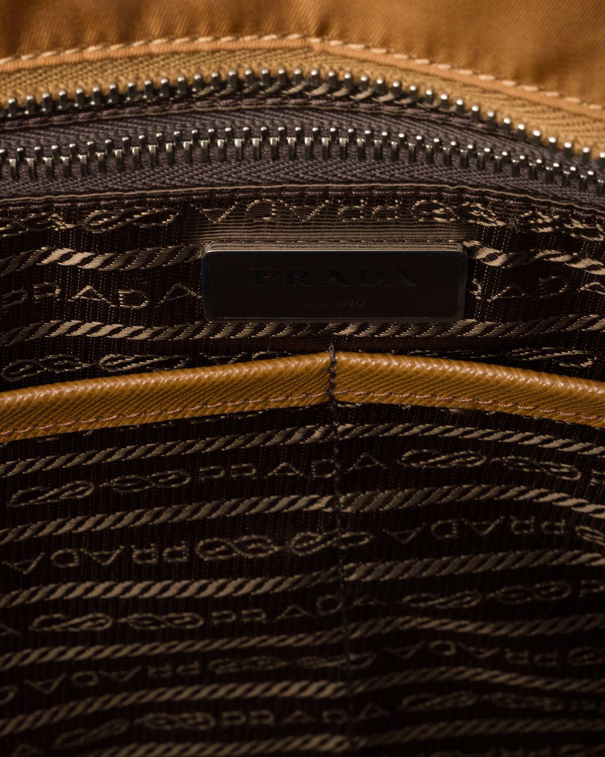 Prada os11x0126 Size: OS / Baby Bag in Re-Nylon in Brown Size ONE SIZE - 4 Thumbnail