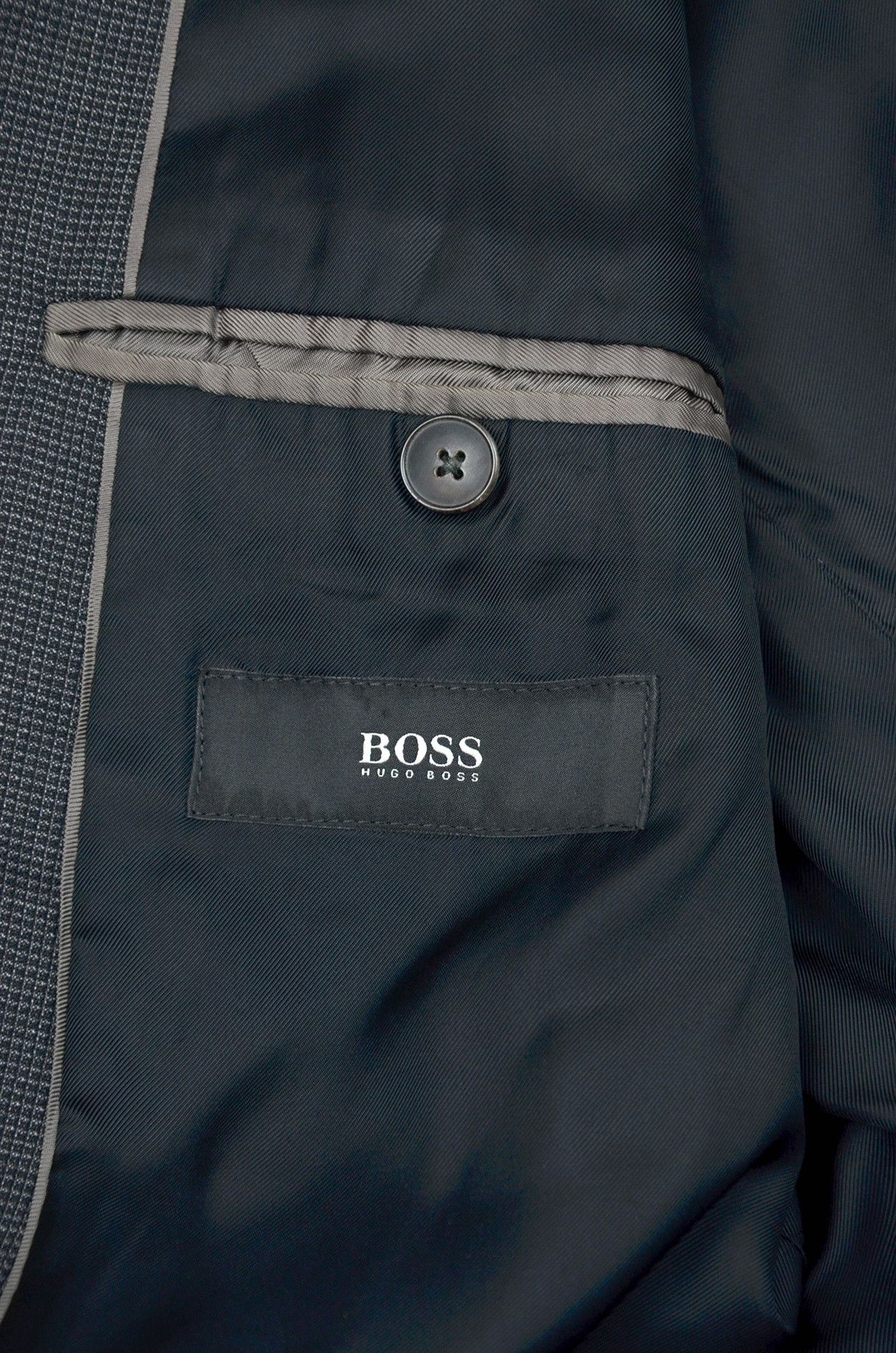 Hugo Boss Hugo Boss Super 100 Wool Micro Check Blazer - Size 38R Size 38R - 9 Thumbnail