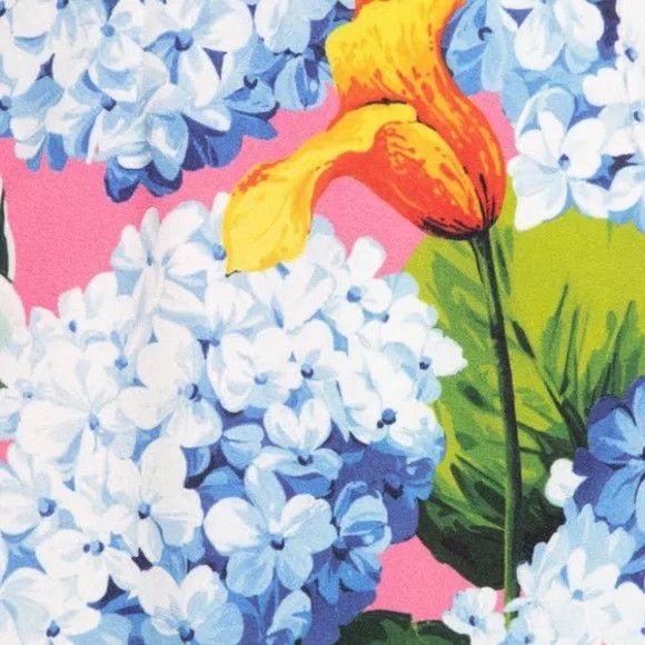 Dolce & Gabbana Dolce & Gabbana Hydrangea Print Dress - NEW WITH TAGS Size S / US 4 / IT 40 - 4 Thumbnail