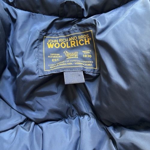 Other $540 NWT RARE Men's Woolrich Down Vest Navy Blue Premium Pad Size US XL / EU 56 / 4 - 6 Thumbnail