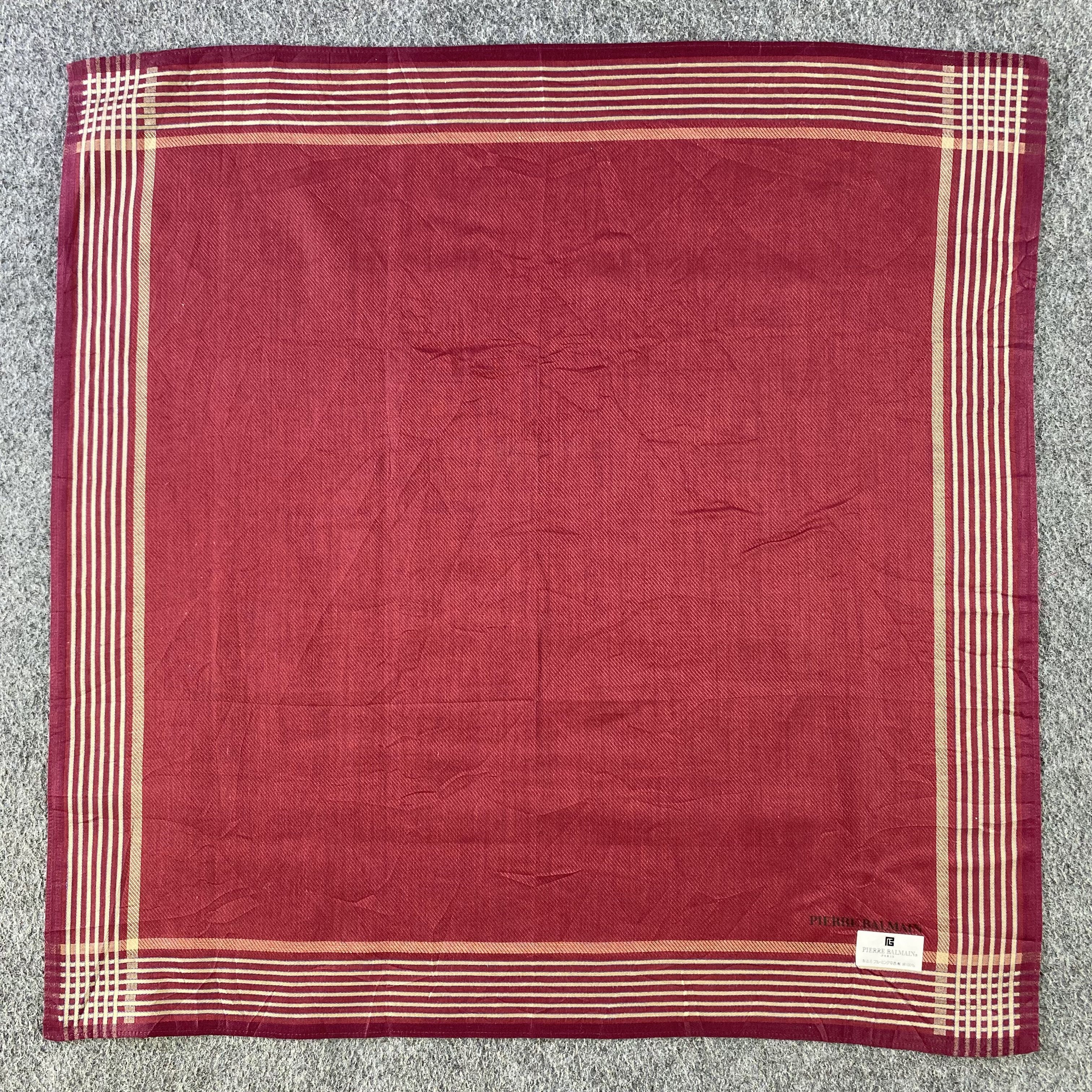 Pierre Balmain Pierre Balmain Handkerchief/Neckerchief/Bandana HC517 Size ONE SIZE - 1 Thumbnail