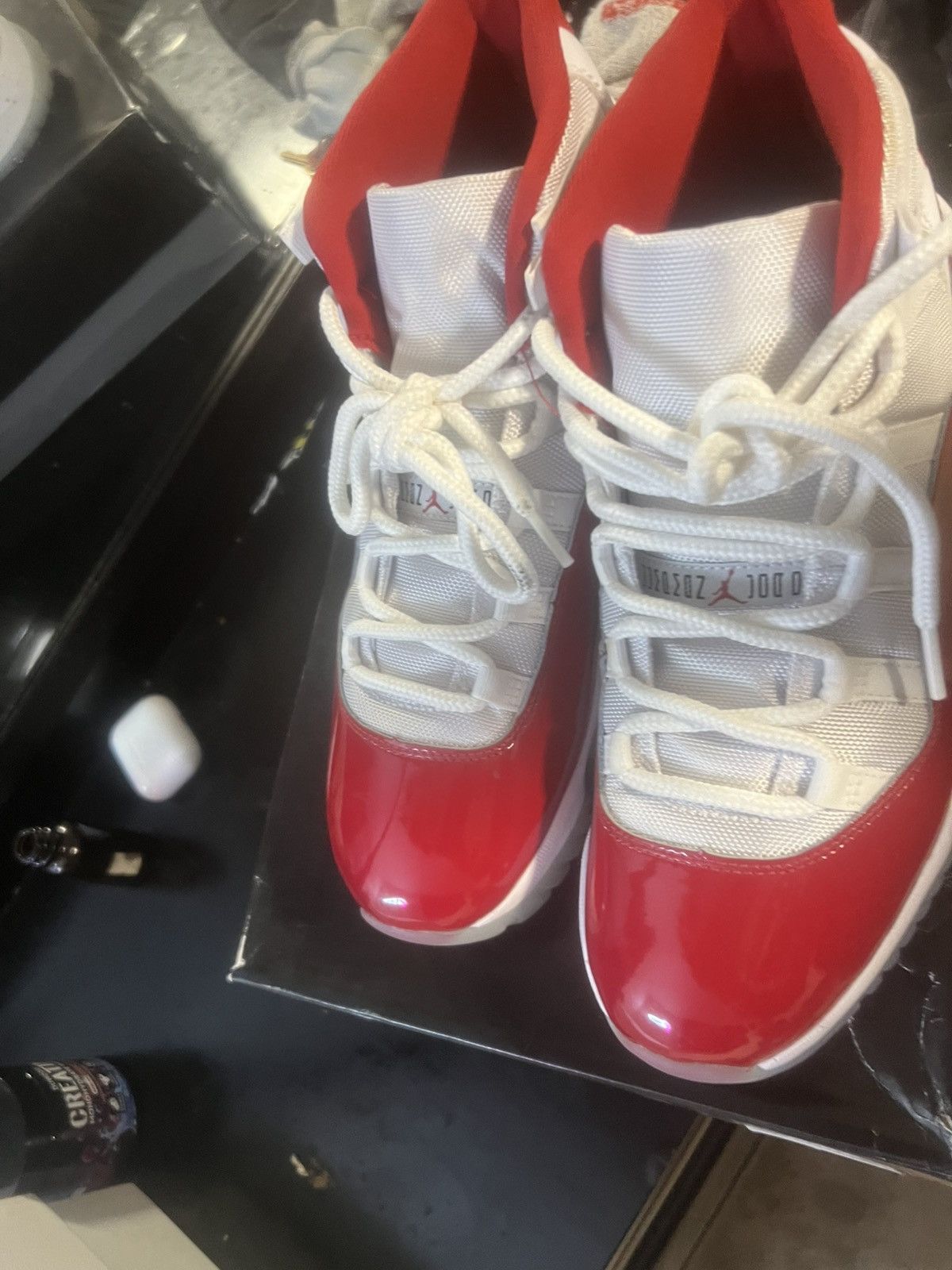 Jordan Brand Air jordan retro 11 white varsity red- black Size US 10 / EU 43 - 9 Thumbnail