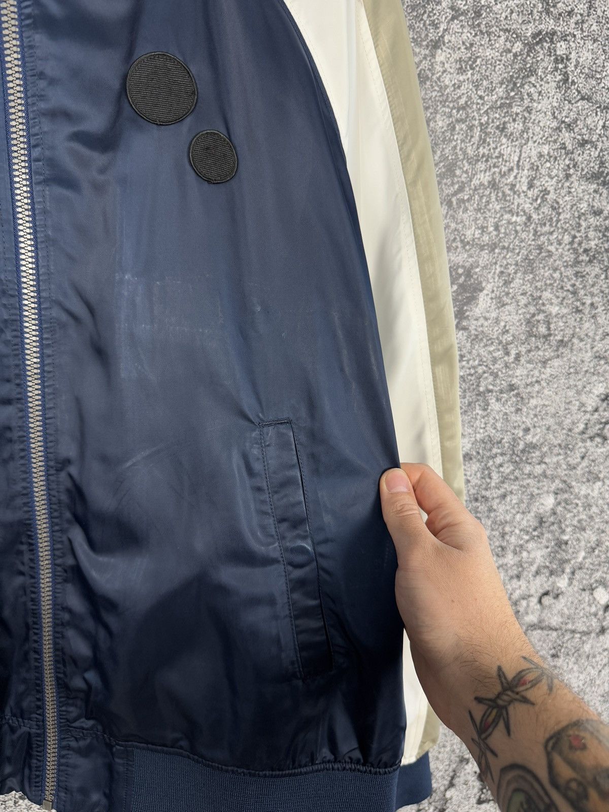 G-Star Men’s G-Star Raw Attacc Pinbadge Bomber Nylon Jacket Size XL Size US XL / EU 56 / 4 - 17 Thumbnail