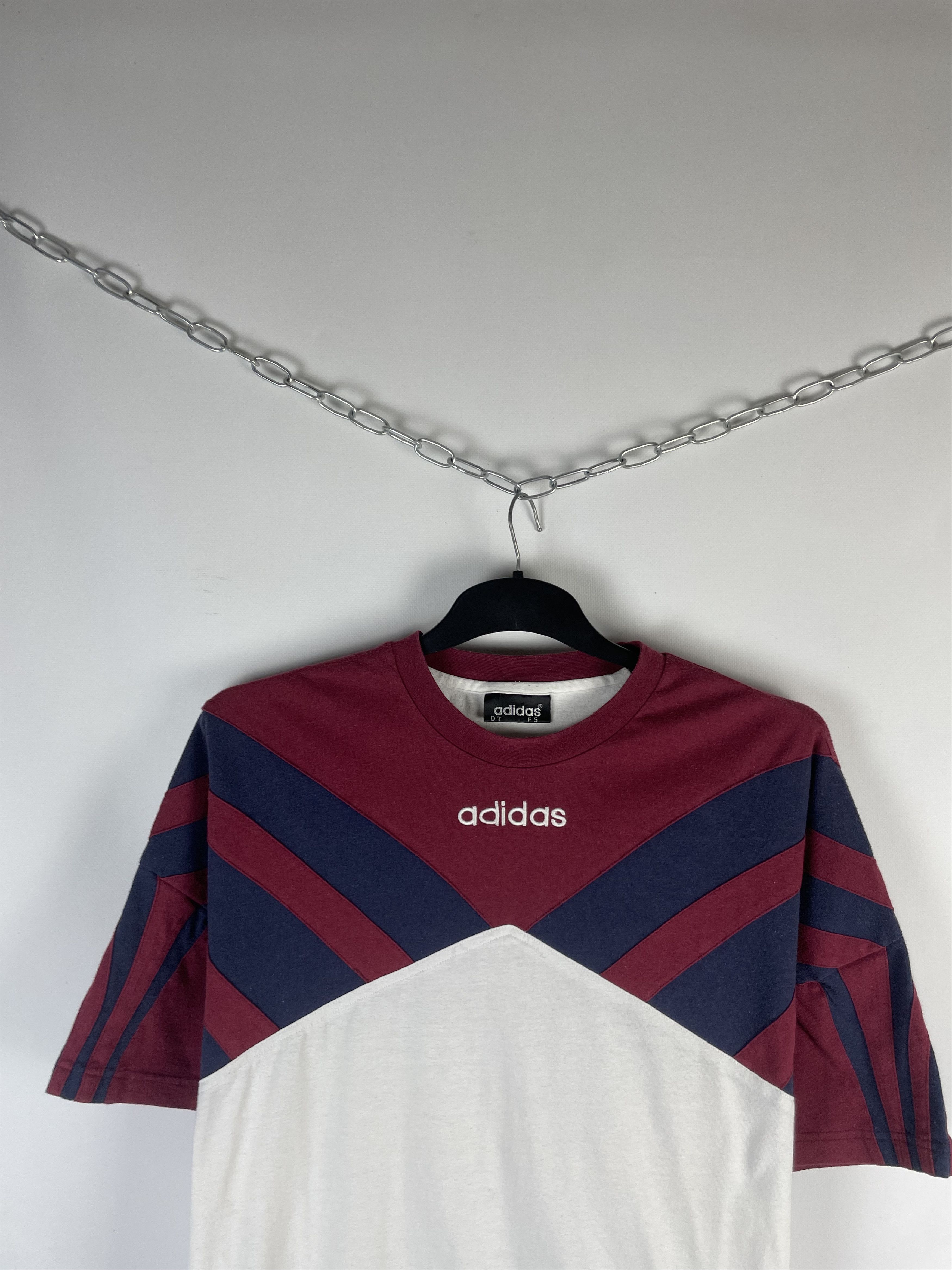 Adidas Vintage 90s Adidas Tee Size US L / EU 52-54 / 3 - 3 Thumbnail