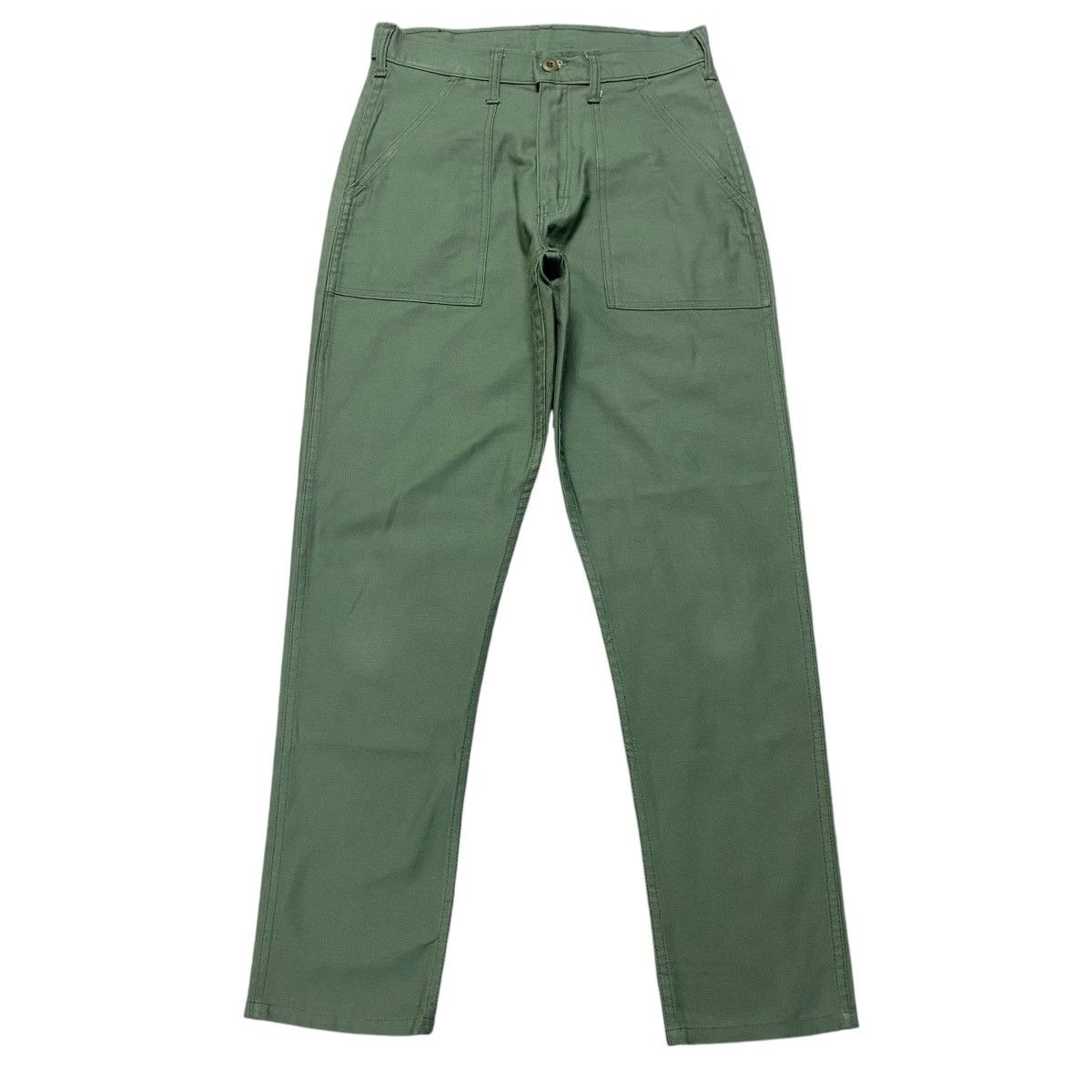 Japanese Brand Vintage GUNG HO Sateen Fatigue Pants Size US 30 / EU 46 - 2 Thumbnail