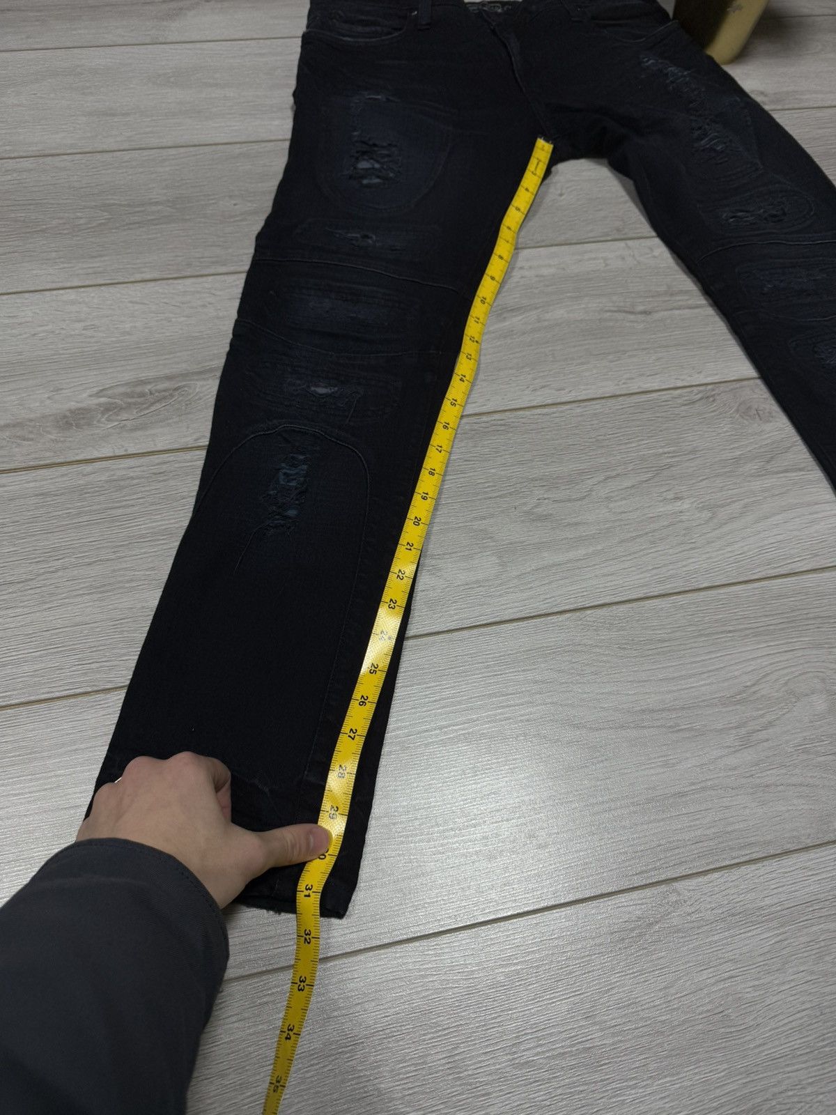 Robins Jeans Robins Jean vintage USA denim pants jeans biker tears Size US 32 / EU 48 - 13 Thumbnail
