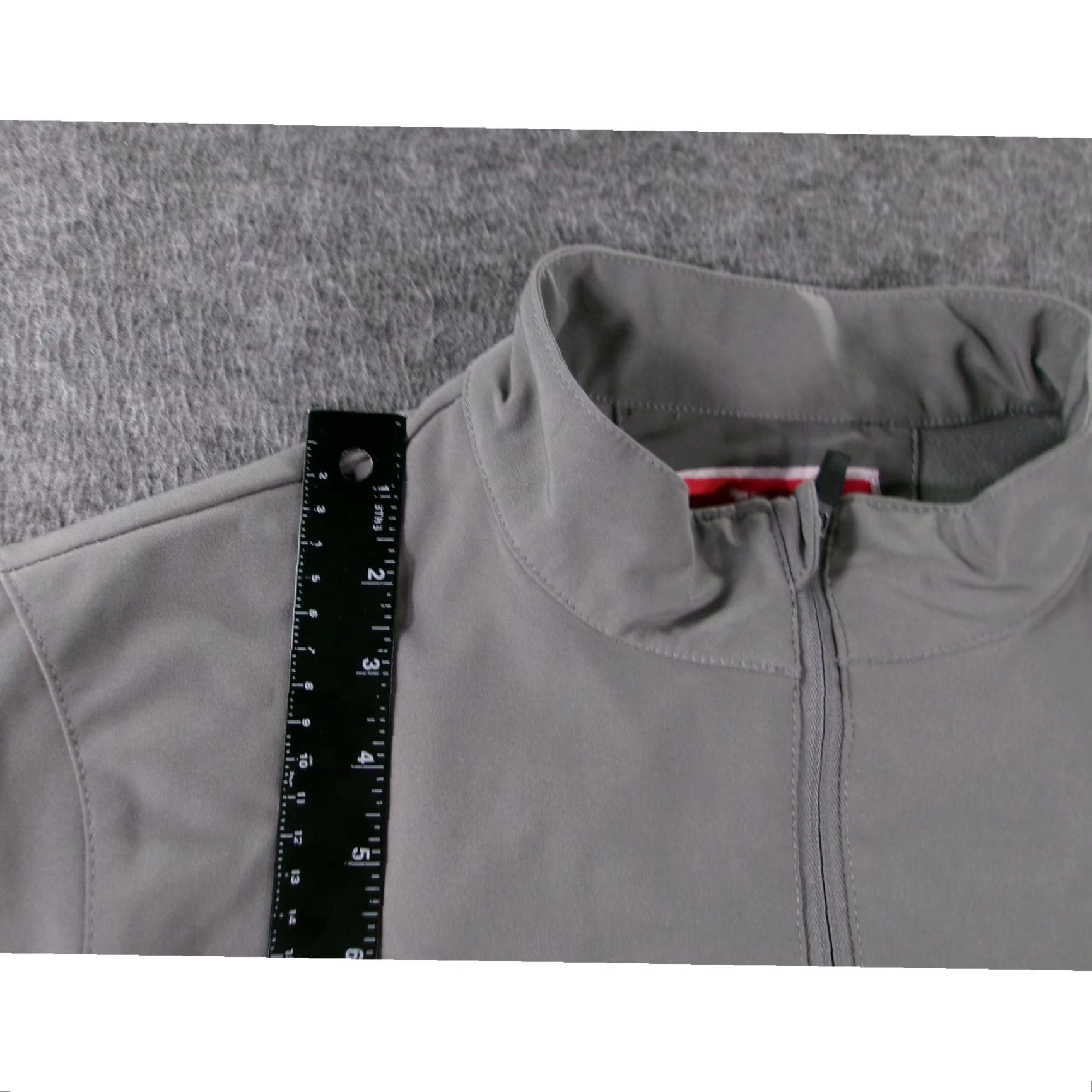 Vintage Digi Key Jacket Mens Small Grey Softshell Full Zip Modern Sporty Workwear Size US S / EU 44-46 / 1 - 4 Thumbnail