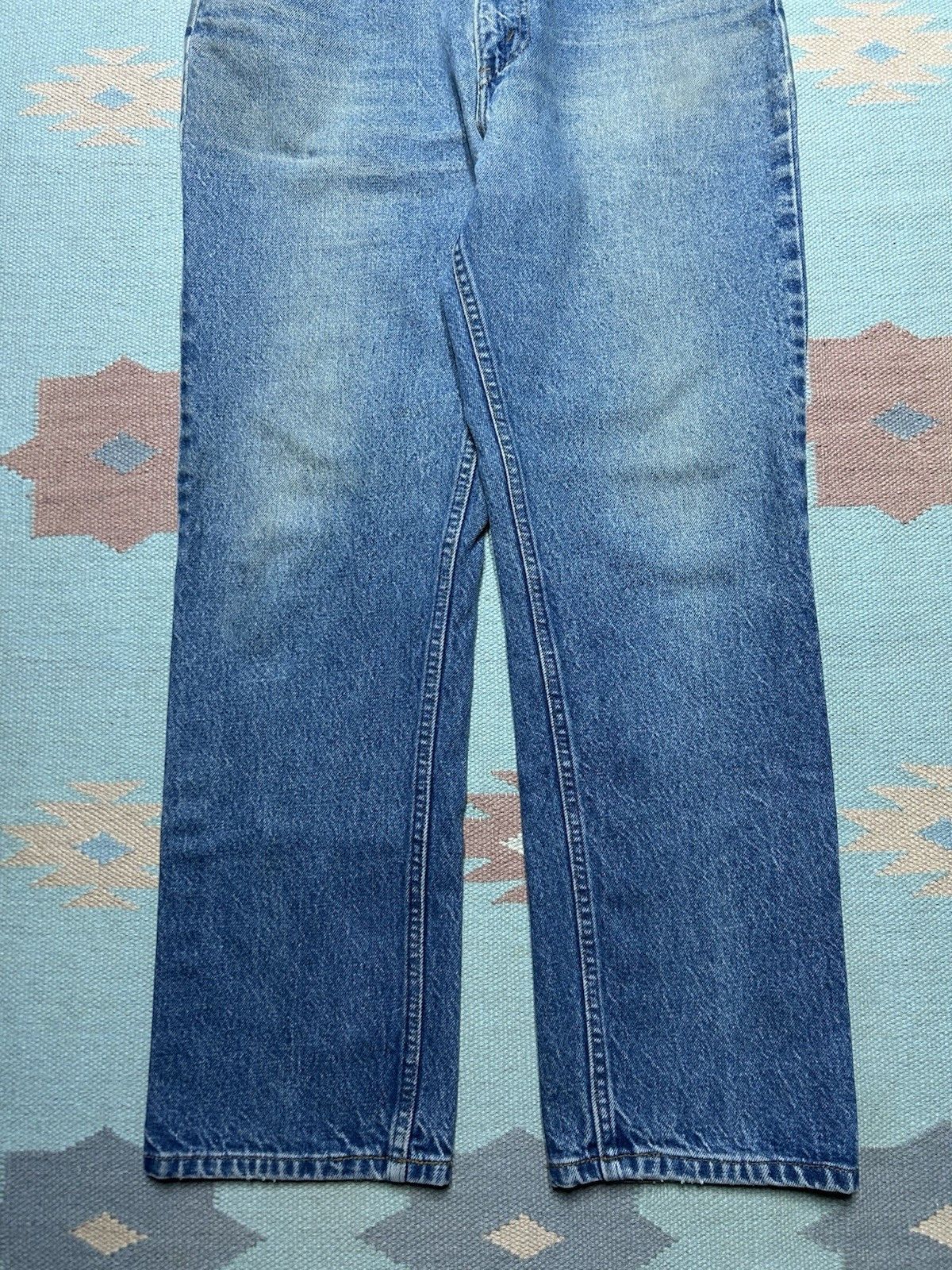 Vintage Vtg 80s Levis 519 0217 jeans orange tab faded straight 34x29 Size US 34 / EU 50 - 6 Thumbnail