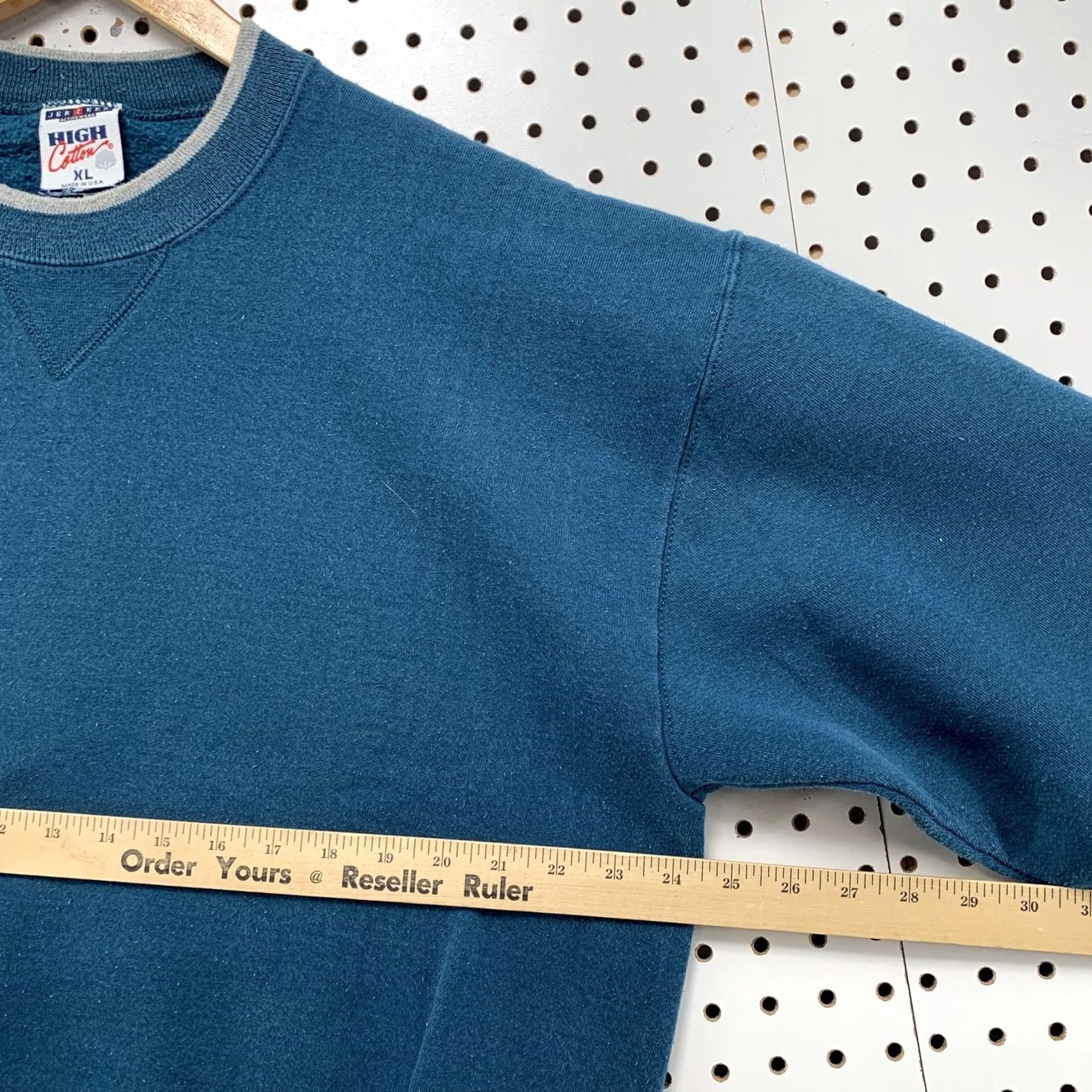 Jerzees Jerzees High Cotton Crewneck Men's XL Blue Sweatshirt Size US XL / EU 56 / 4 - 7 Thumbnail