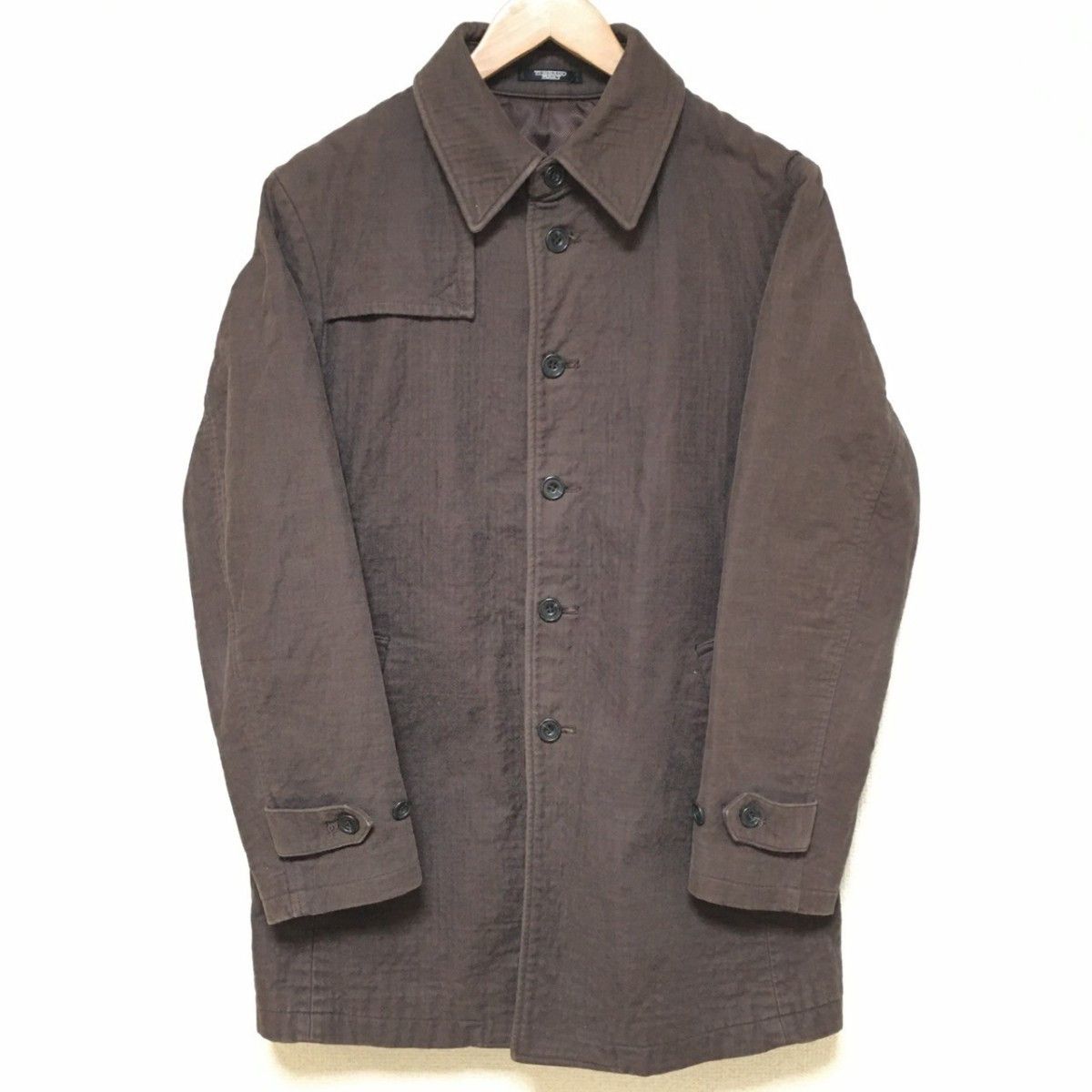 Japanese Brand Vintage TORNADO MART Men's Brown Trench Coat Size US L / EU 52-54 / 3 - 1 Thumbnail