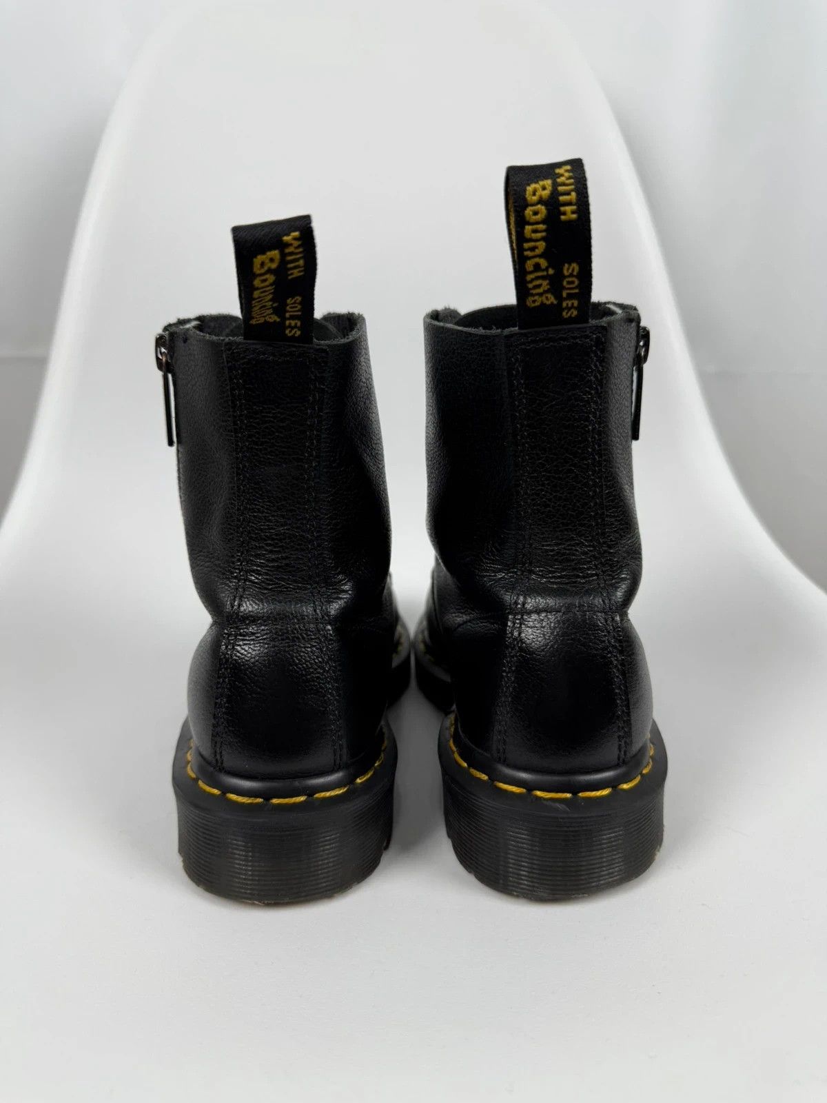 Dr. Martens Dr. Martens Ankle Boots Zip Genuine Leather size 38 Size US 7 / IT 37 - 3 Thumbnail