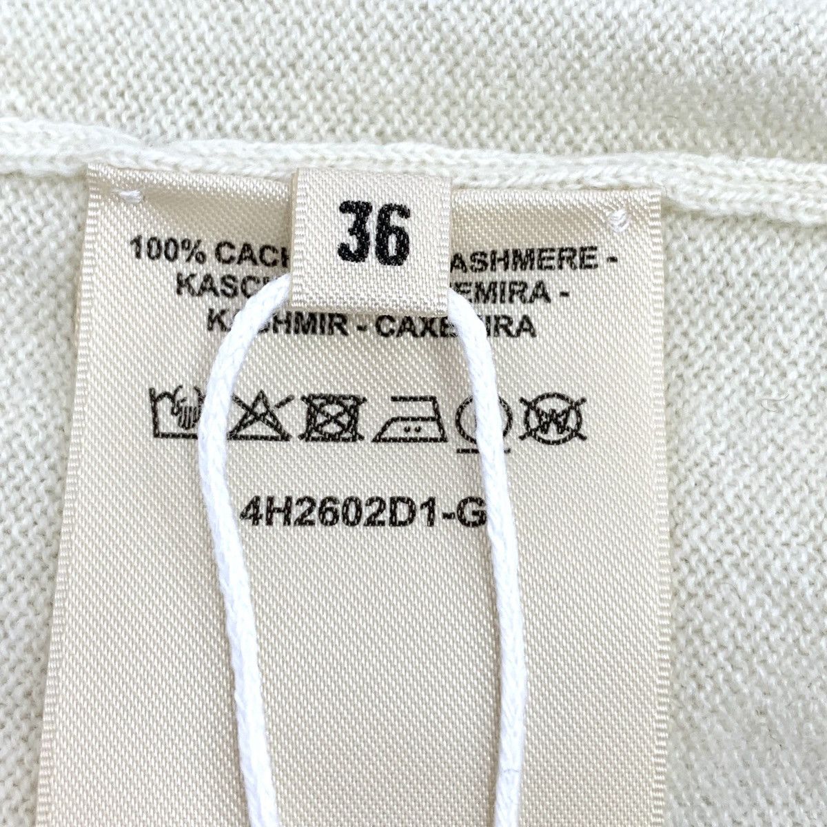 Hermes Hermes 24 Style Beige Long Sleeve Knit Sweater K26WX Size S / US 4 / IT 40 - 8 Thumbnail