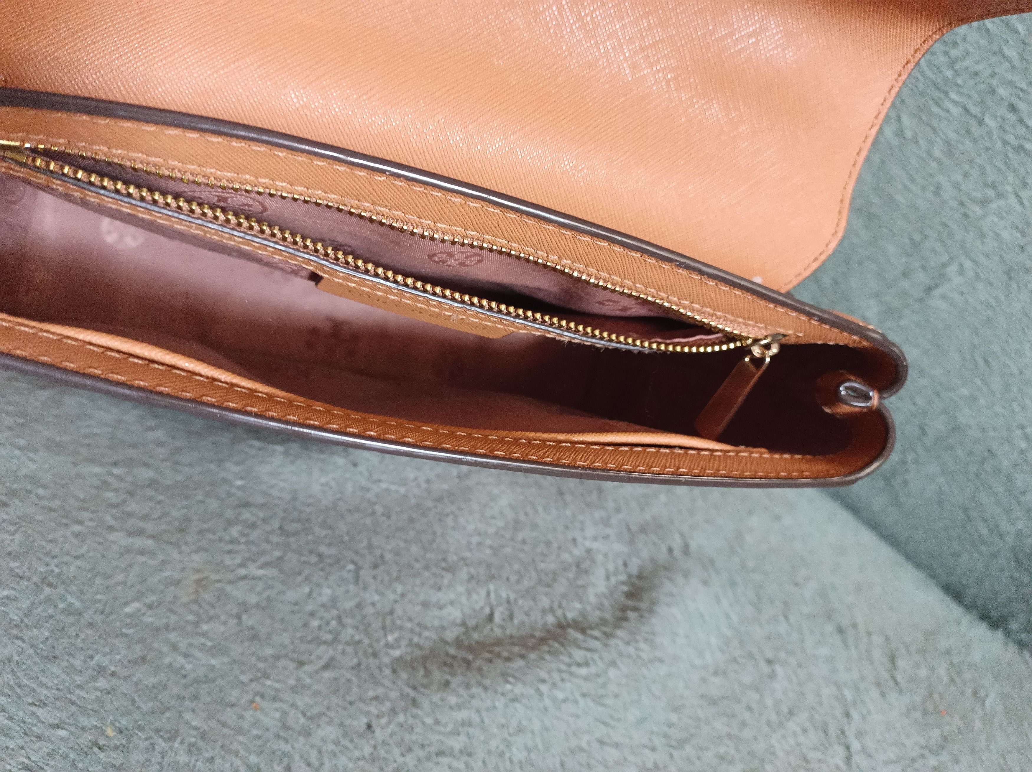 Tory Burch Tory Burch Emerson Tan Leather Flap Top Handle Crossbody Bag Size ONE SIZE - 12 Thumbnail