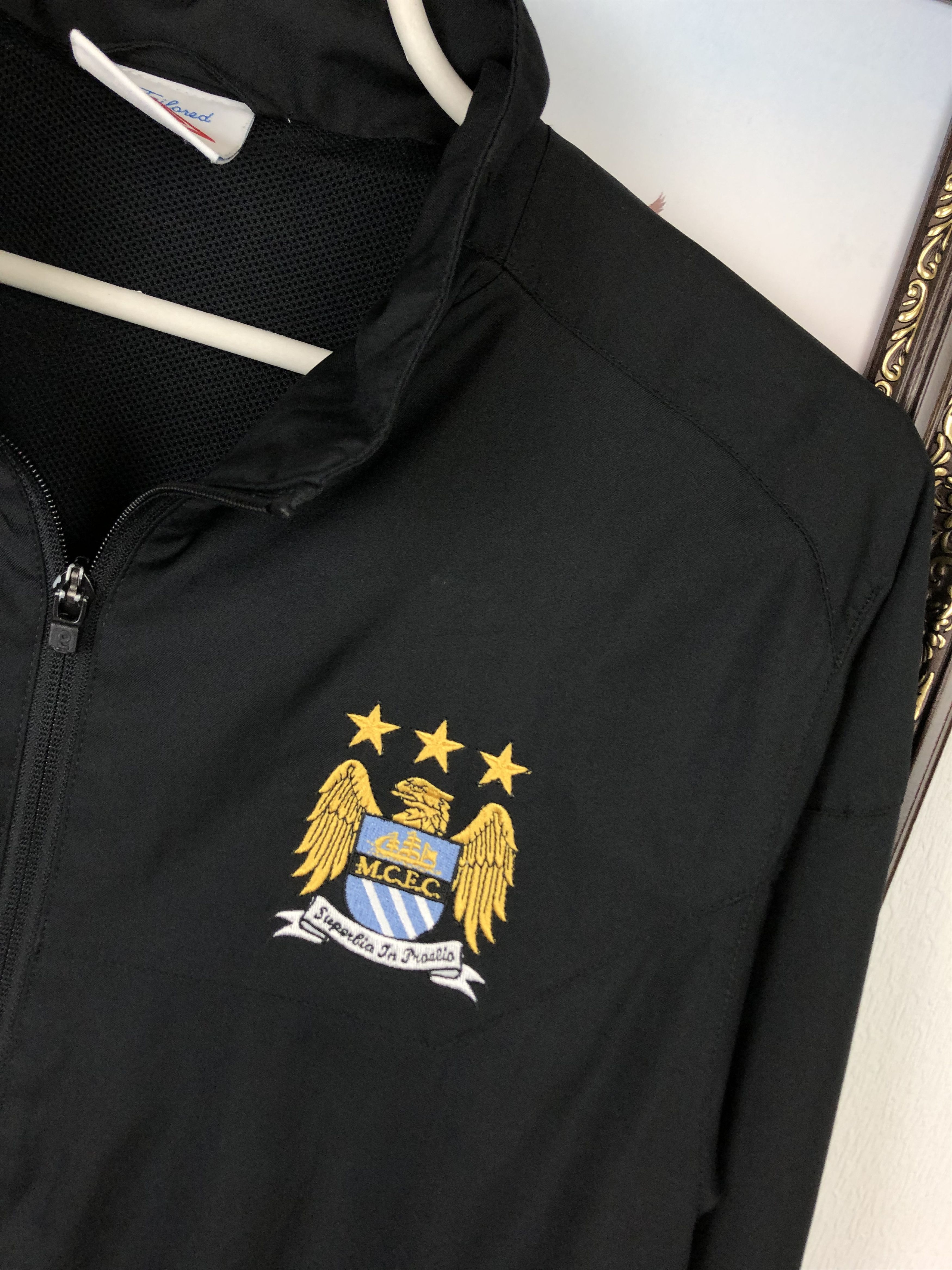 Umbro Vintage Umbro Manchester City Football Jacket Track Top Size US S / EU 44-46 / 1 - 3 Thumbnail