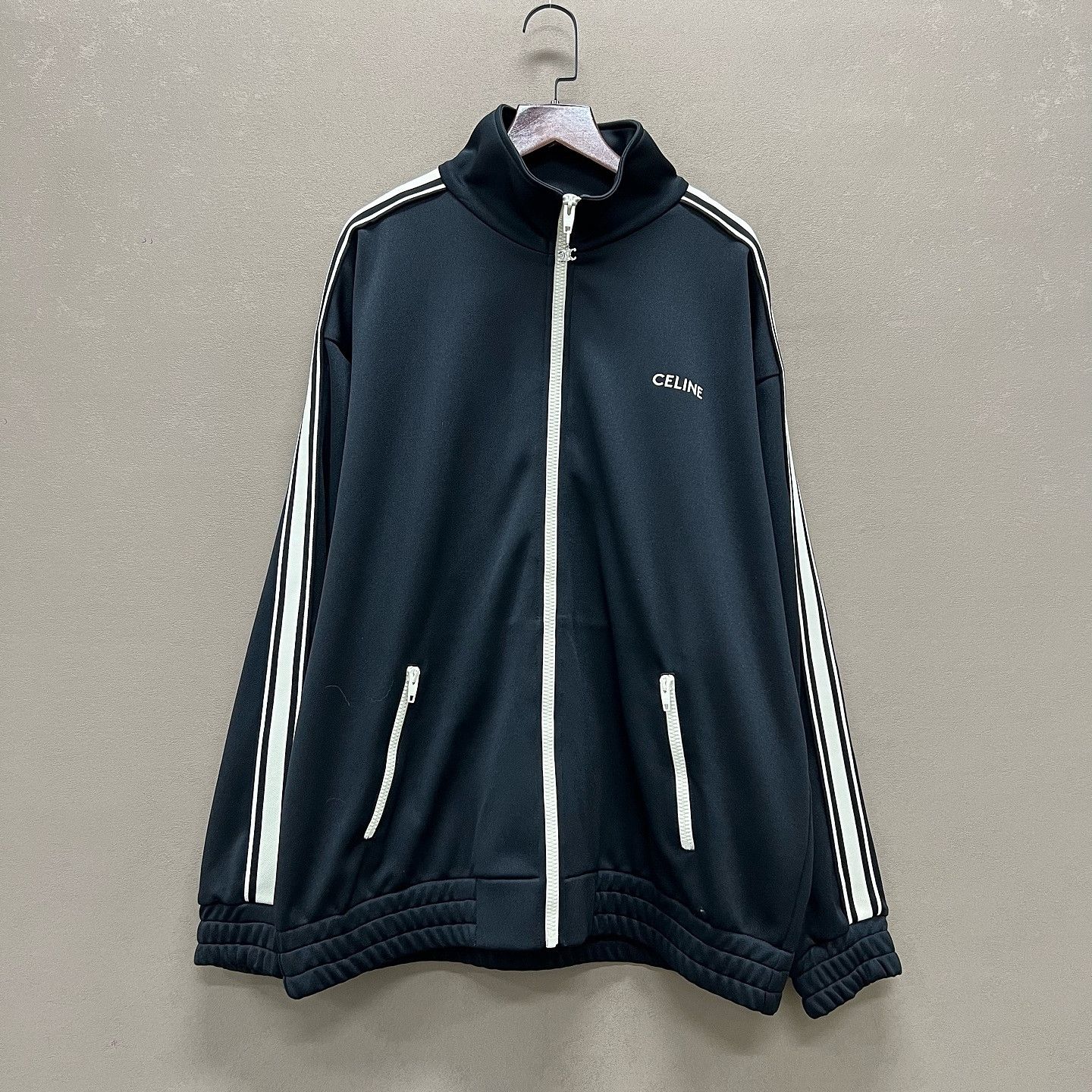 Celine Celine Logo Track Jacket Size M Size M / US 6-8 / IT 42-44 - 1 Thumbnail