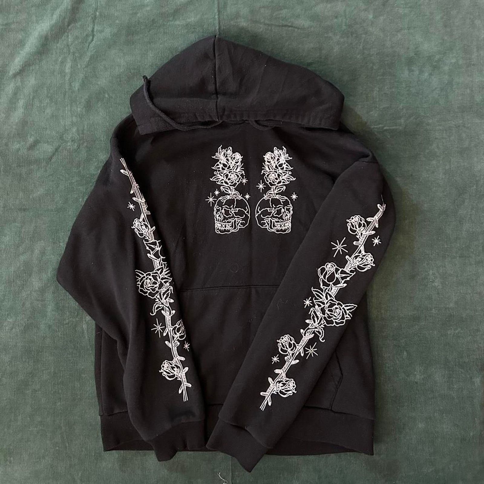 Forever 21 Buena suerte embroidered hoodie Size US S / EU 44-46 / 1 - 1 Thumbnail