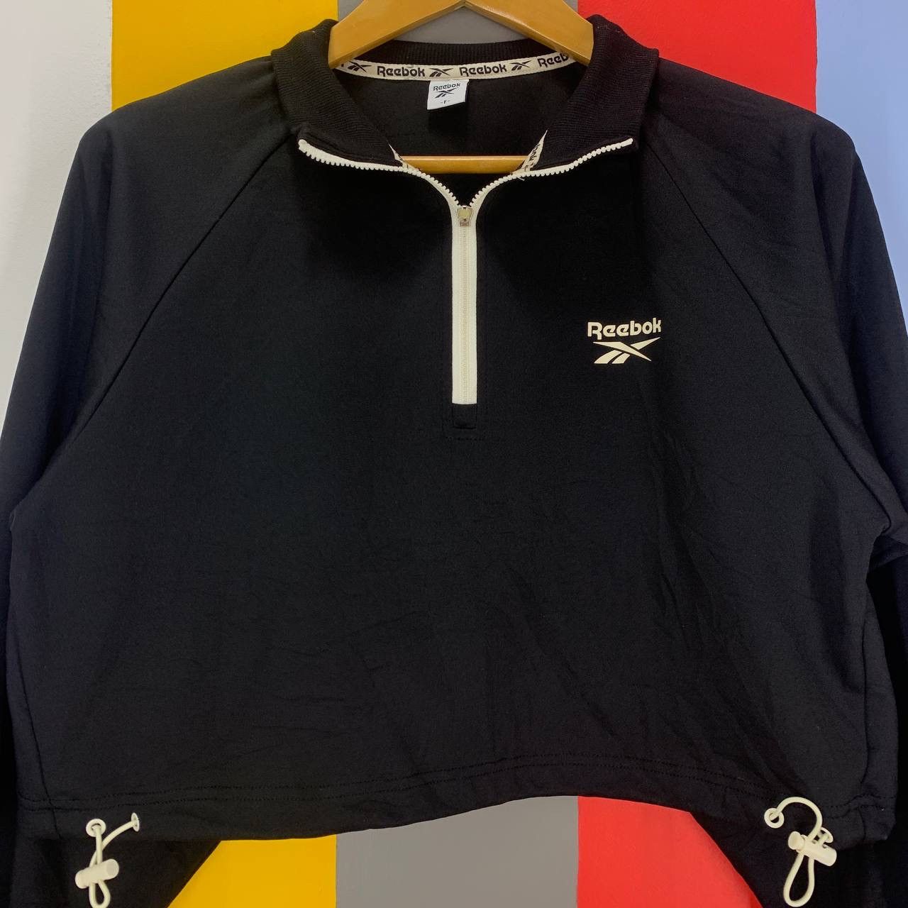 Reebok REEBOK Crop Top Sweatshirt #2334/25 Size M / US 6-8 / IT 42-44 - 2 Thumbnail