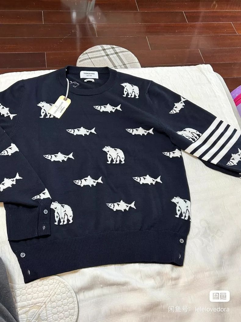 Thom Browne Thom Browne Zoo patterned turtleneck sweater Size US XXL / EU 58 / 5 - 1 Thumbnail