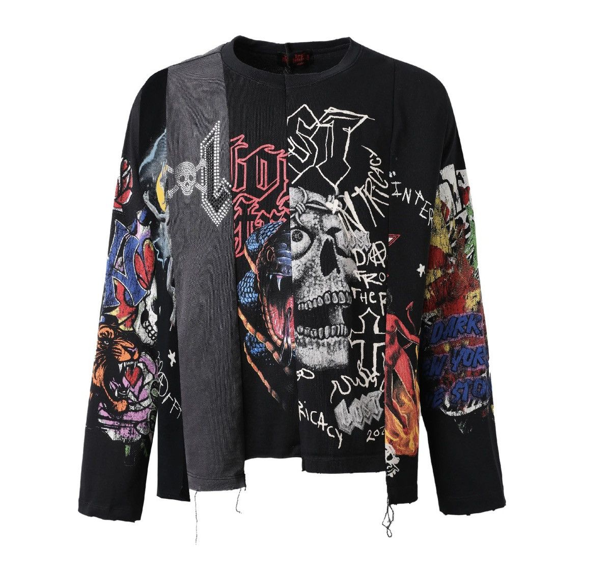 LOST INTRICACY Lost Intricacy 'What The Lost' Black LS Tee Size US XXL / EU 58 / 5 - 1 Thumbnail