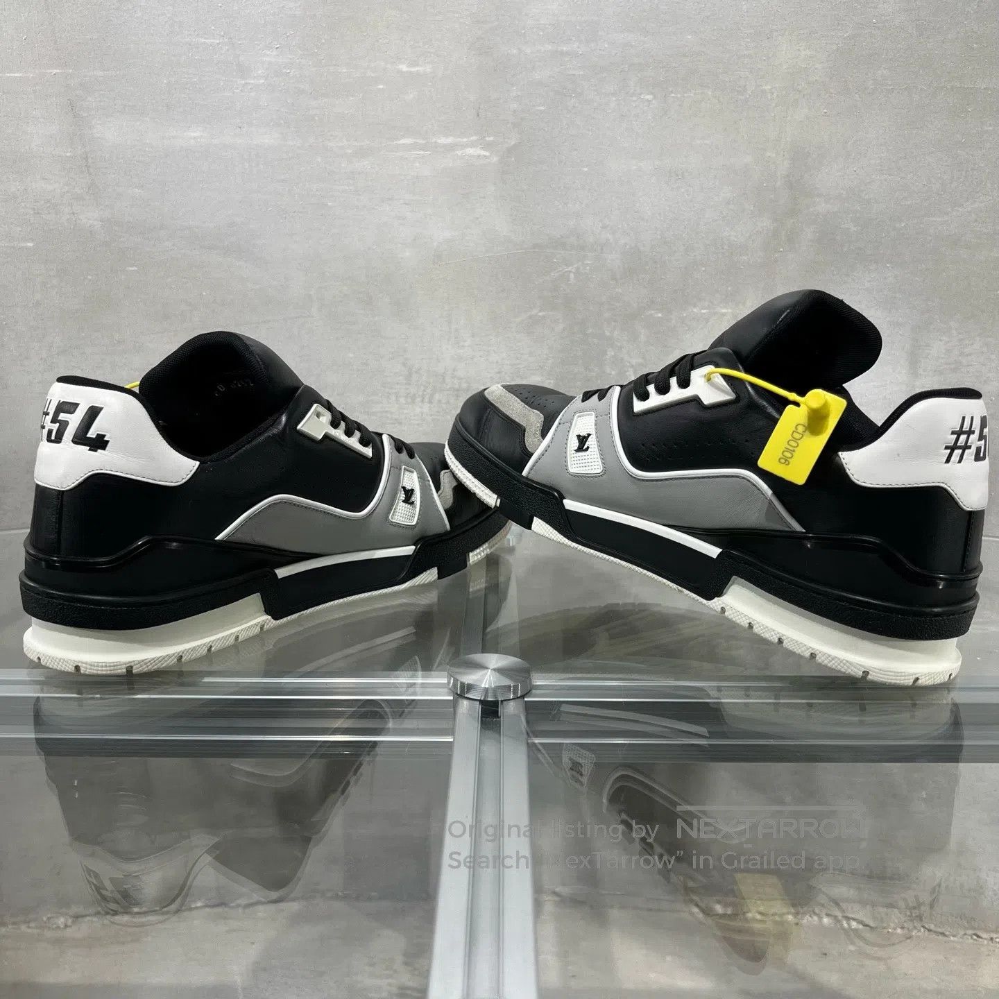 Louis Vuitton Louis Vuitton Trainer Black Cement shoes Size US 10.5 / EU 43-44 - 5 Thumbnail