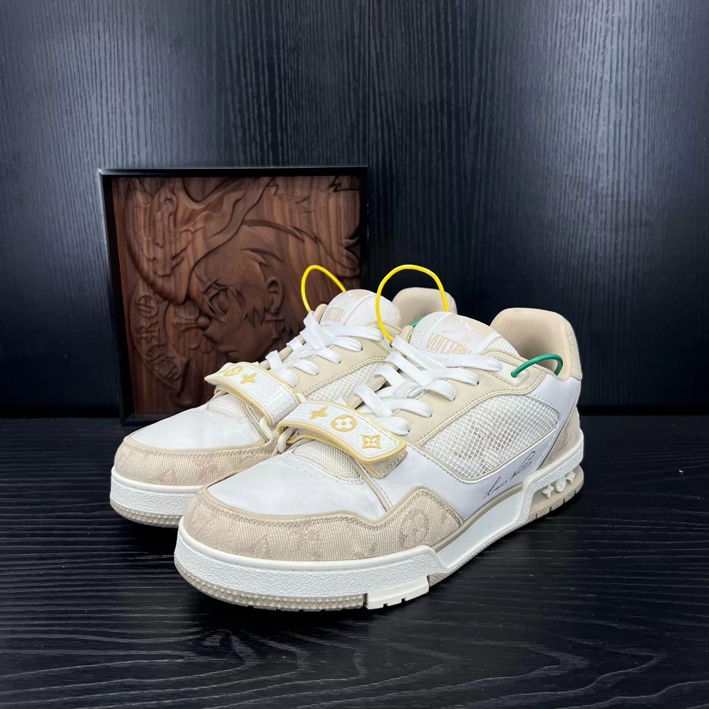 Louis Vuitton LV Khaki Velcro Trainer US 7.5 / EU 41.5 Size US 8.5 / EU 41-42 - 1 Thumbnail